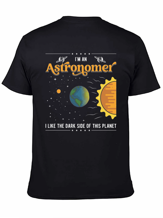Astronomer Graphic T-Shirt - Dark Side Planet Tee
