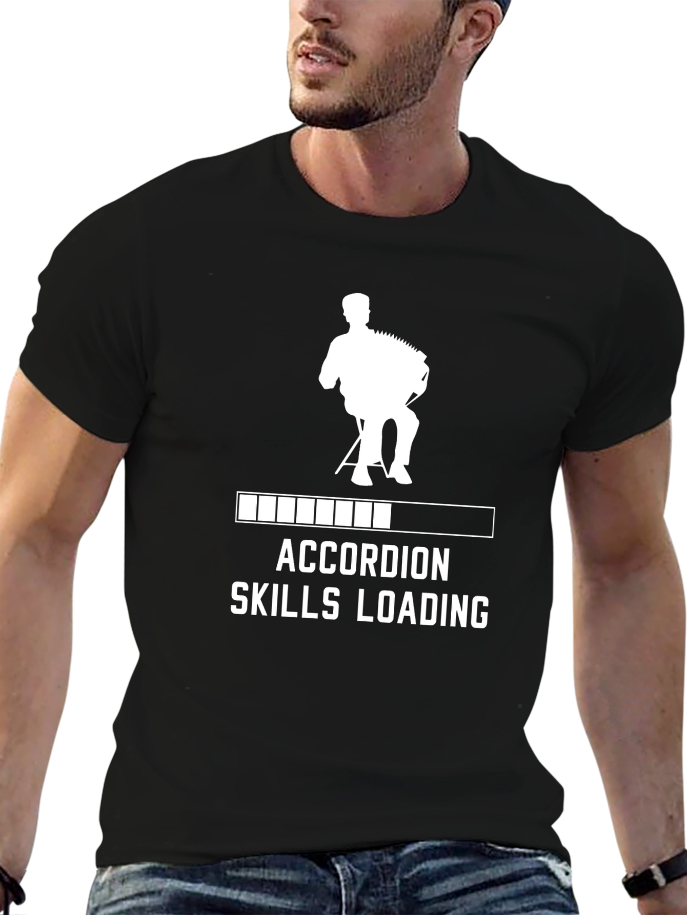 Accordion Skills Loading Graphic Tee