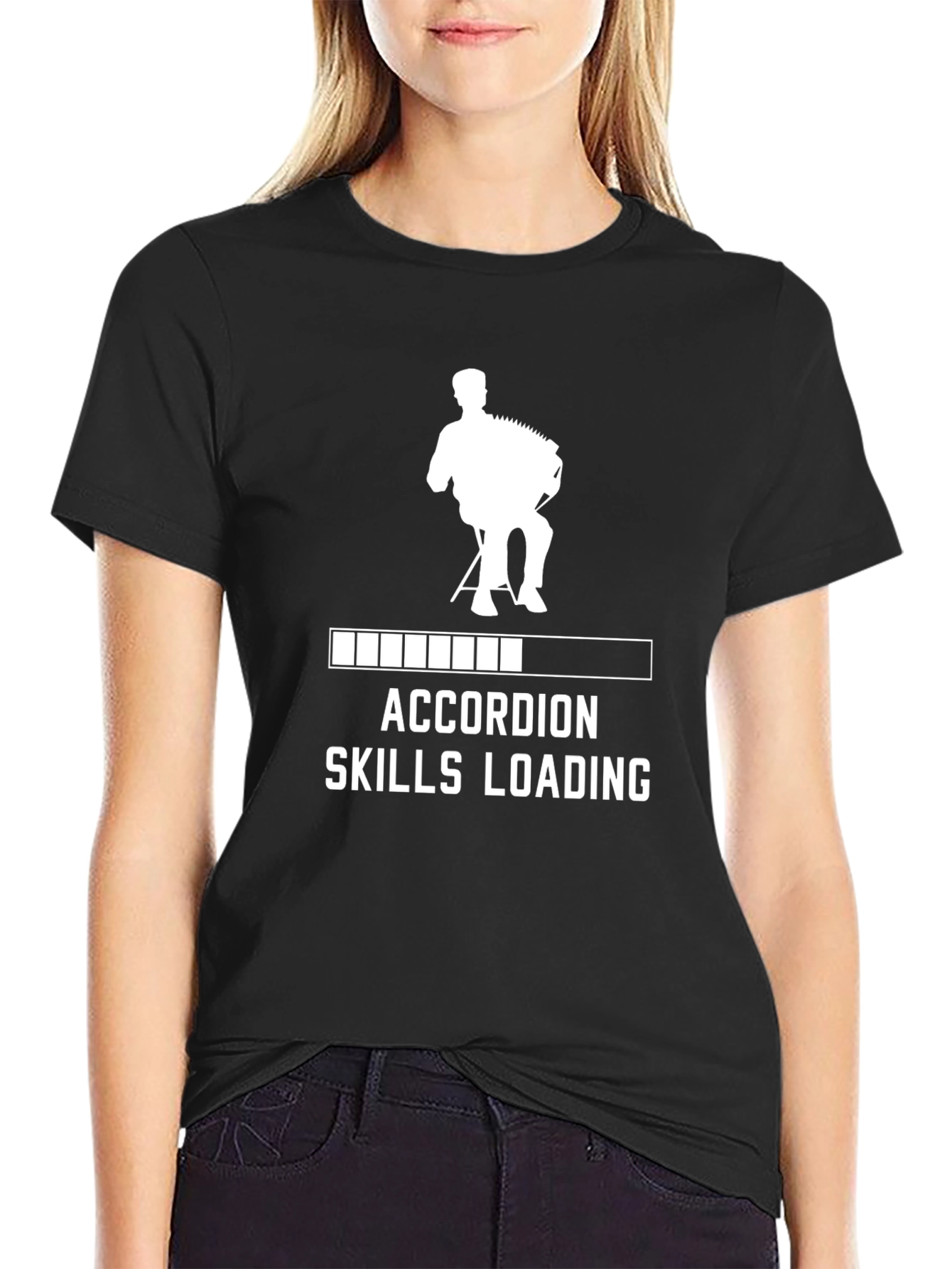 Accordion Skills Loading Graphic Tee