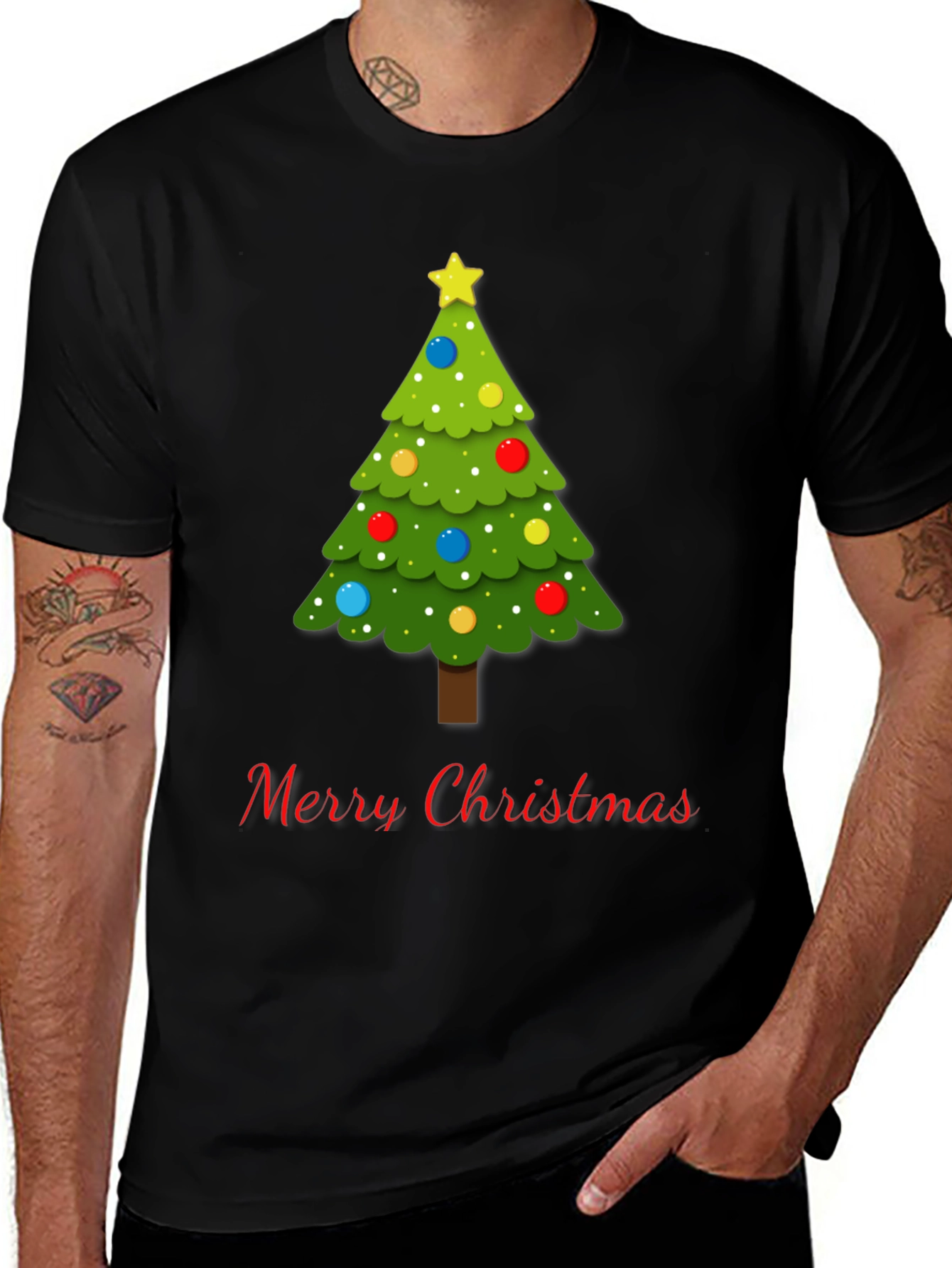Merry Christmas Tree T-Shirt
