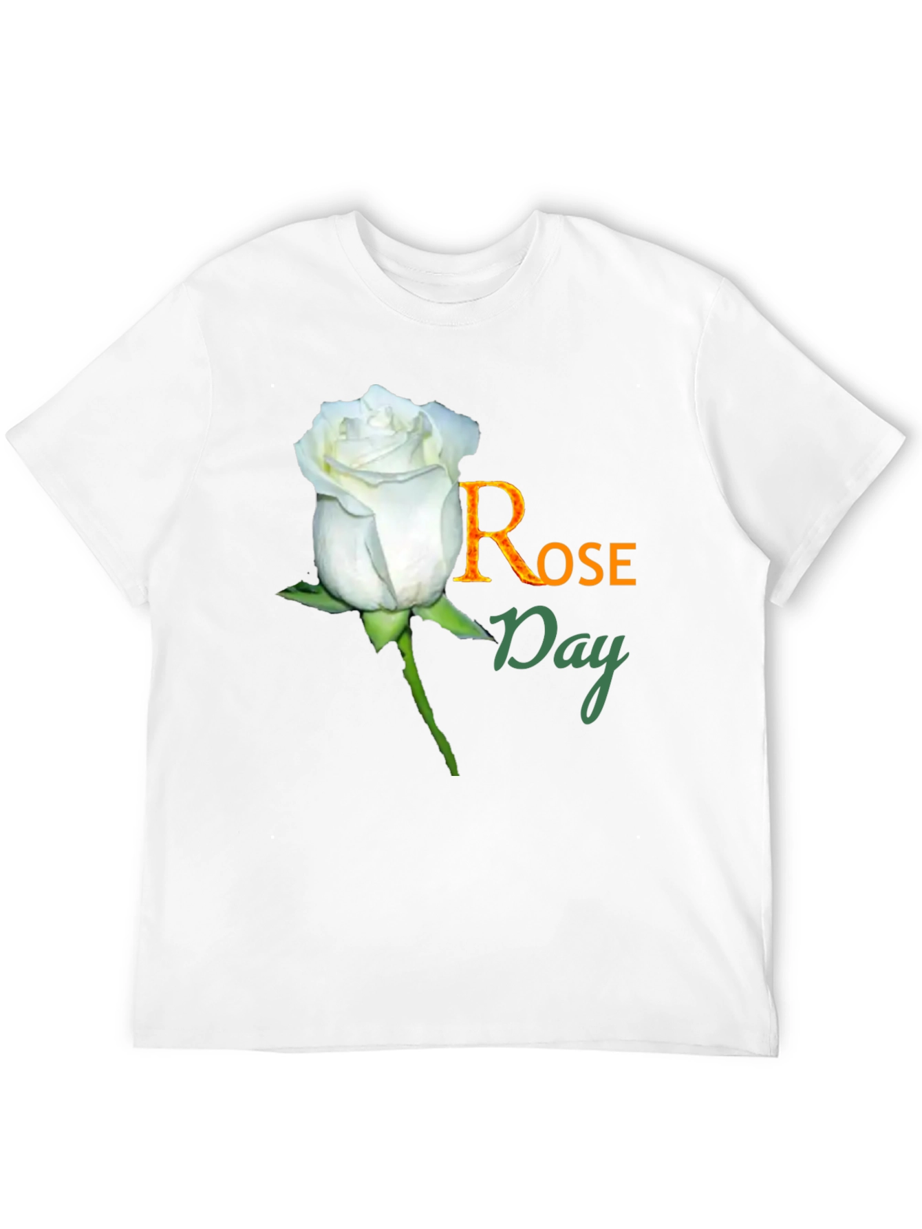 Rose Day T-Shirt - Floral Celebration Tee