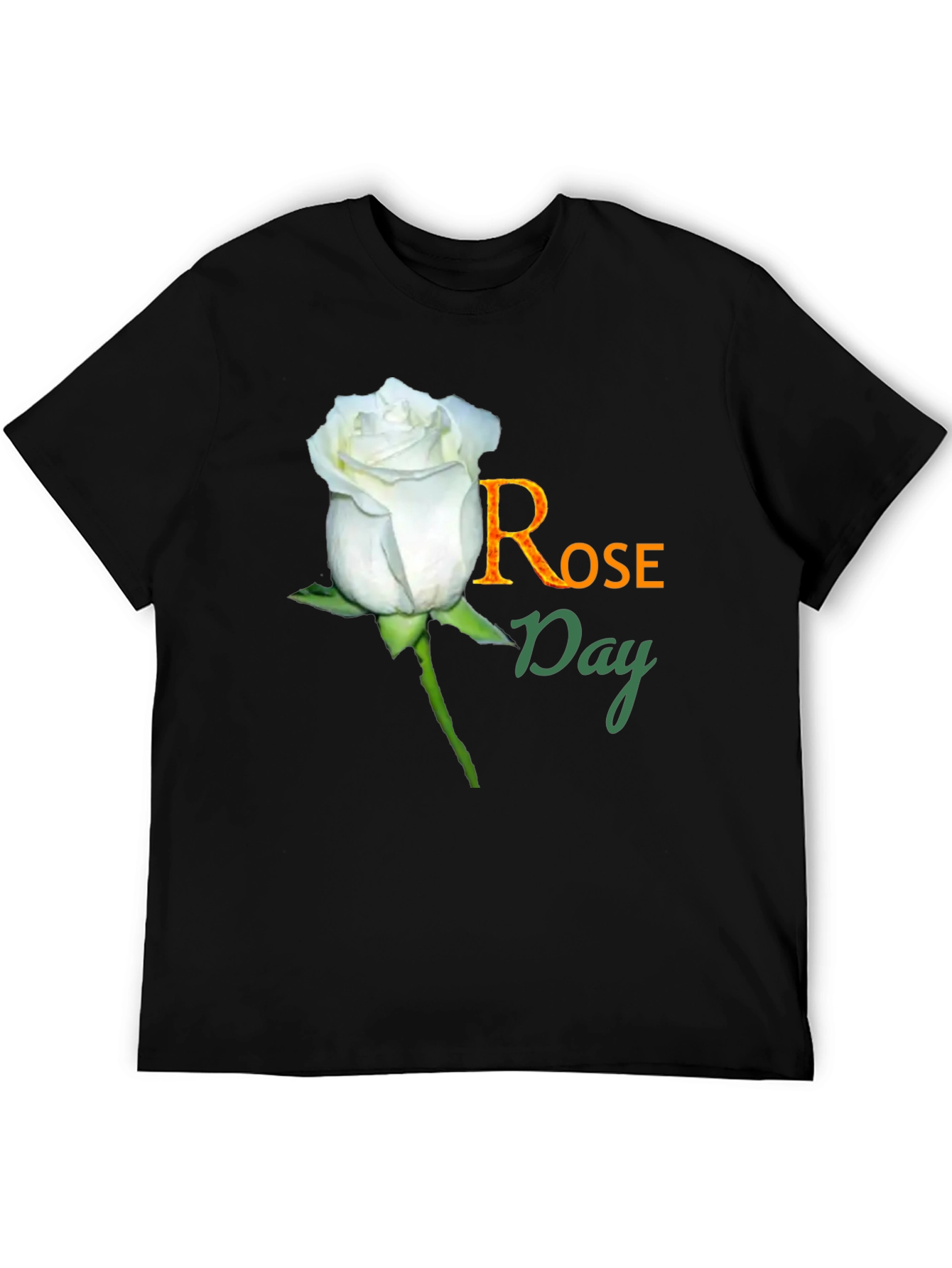Rose Day T-Shirt - Floral Celebration Tee
