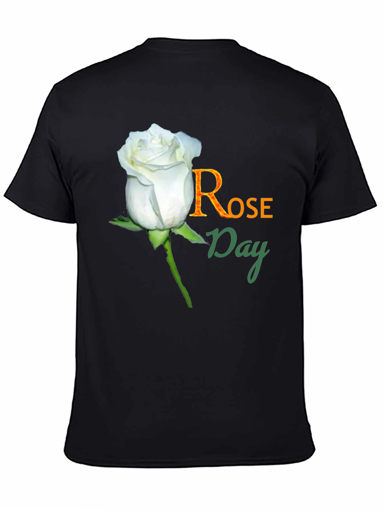 Rose Day T-Shirt - Floral Celebration Tee