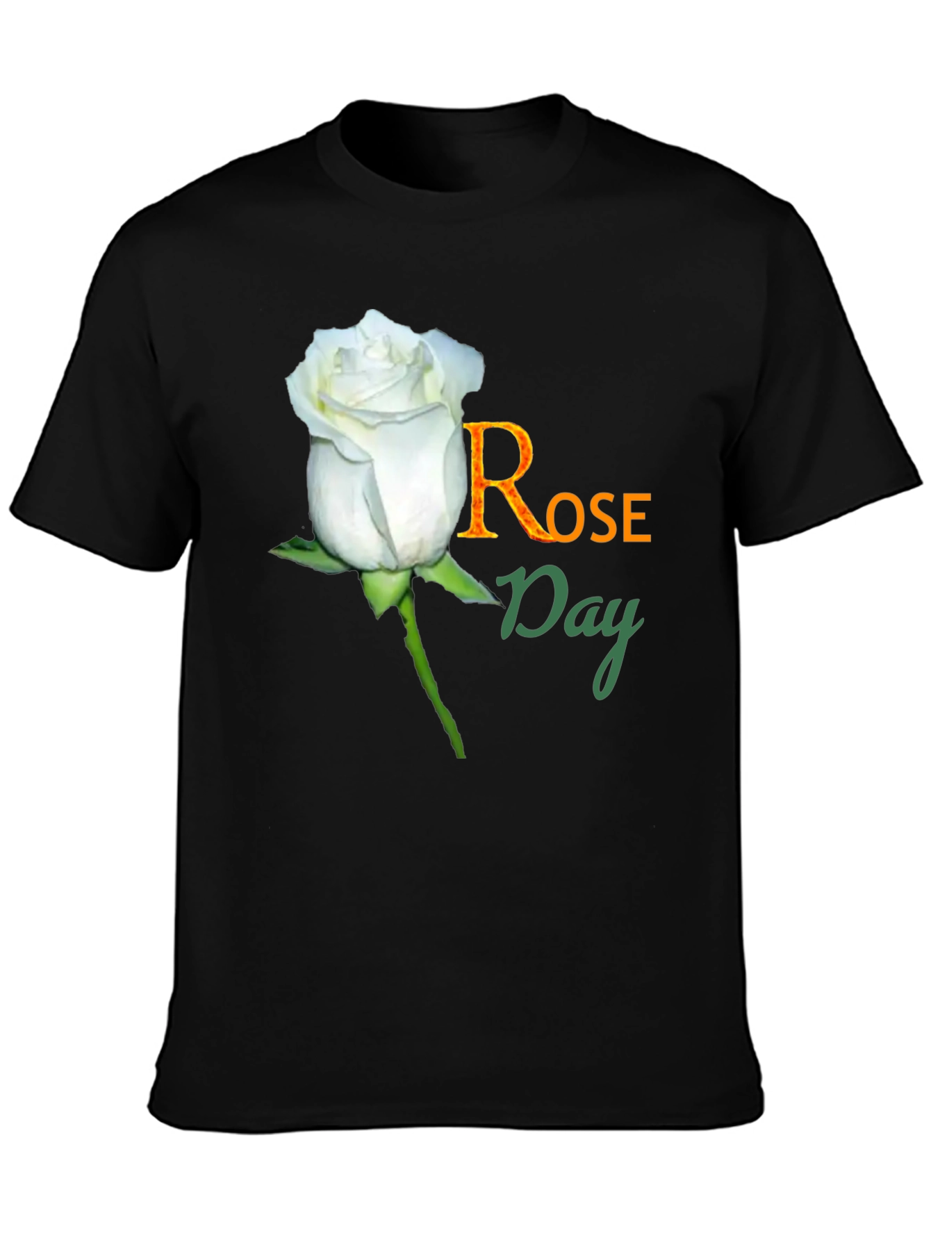 Rose Day T-Shirt - Floral Celebration Tee