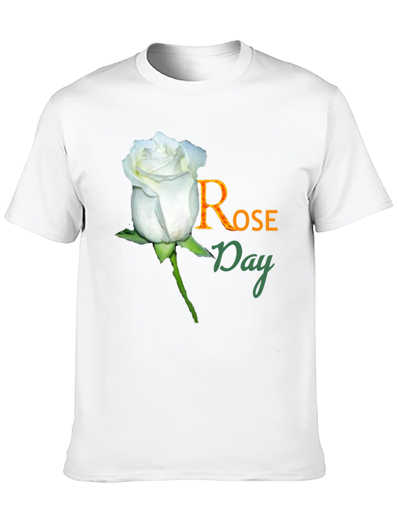 Rose Day T-Shirt - Floral Celebration Tee