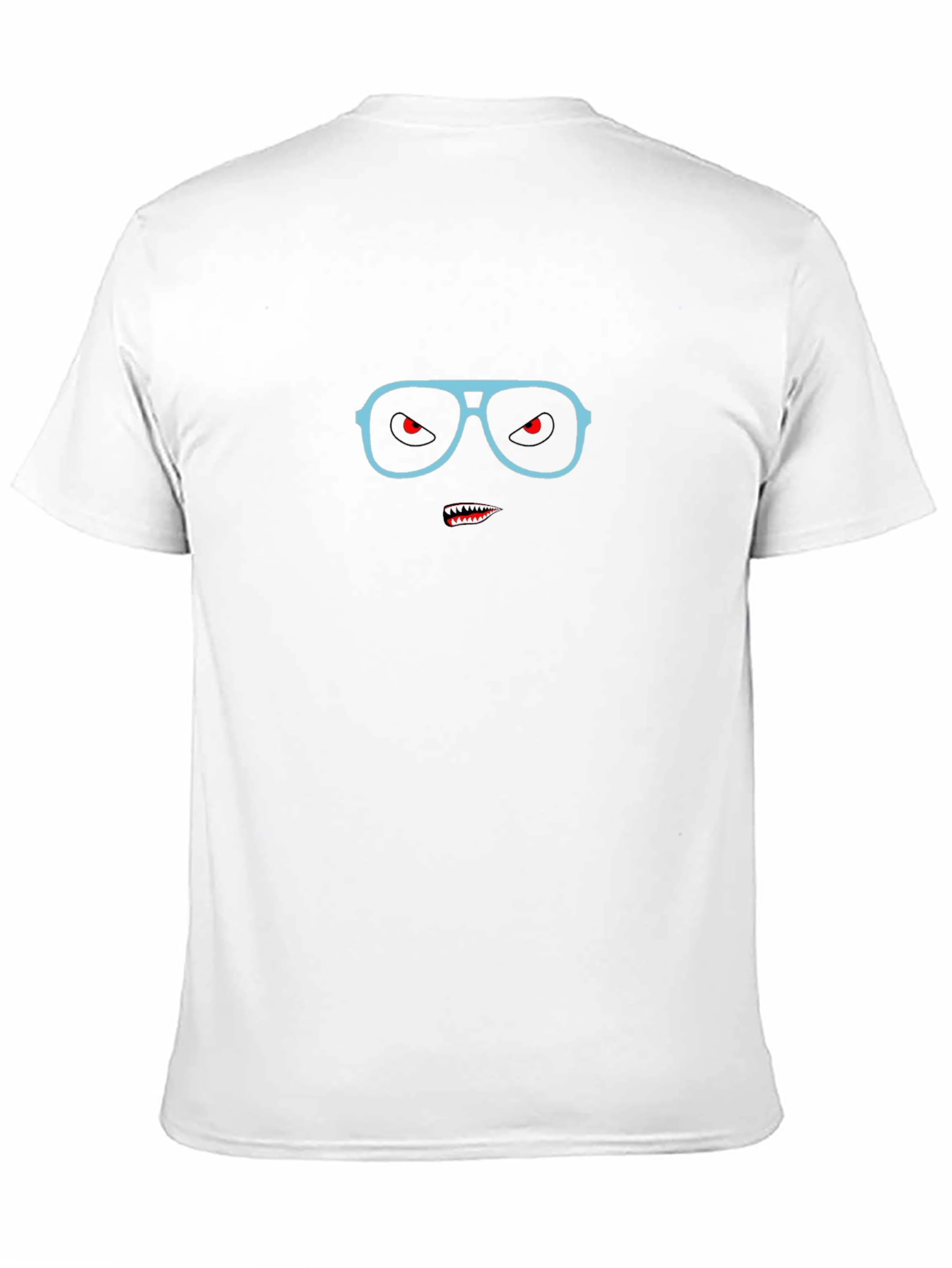 Cool Mens Black T-Shirt with Sunglasses Monster Graphic