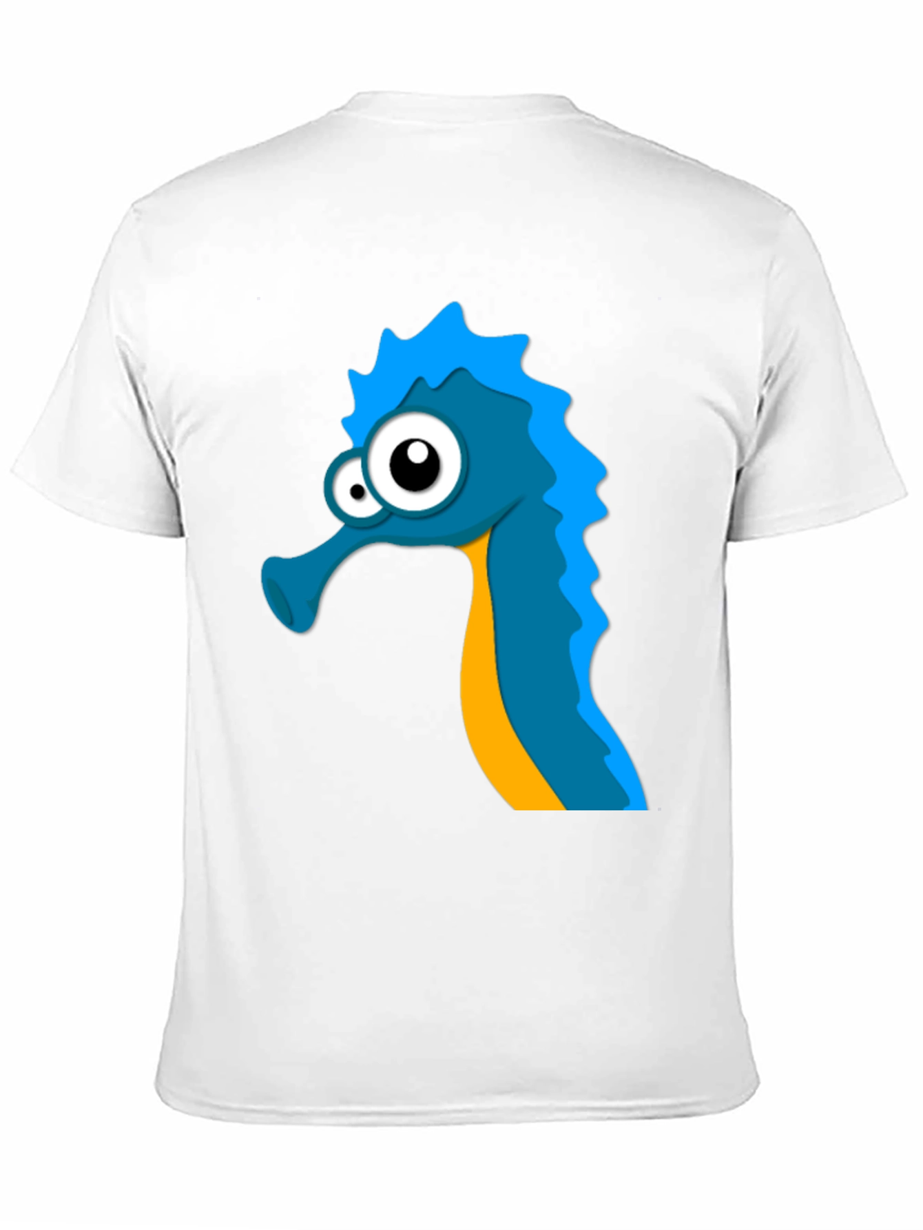 Seahorse Graphic Tee - Unique Cartoon Design