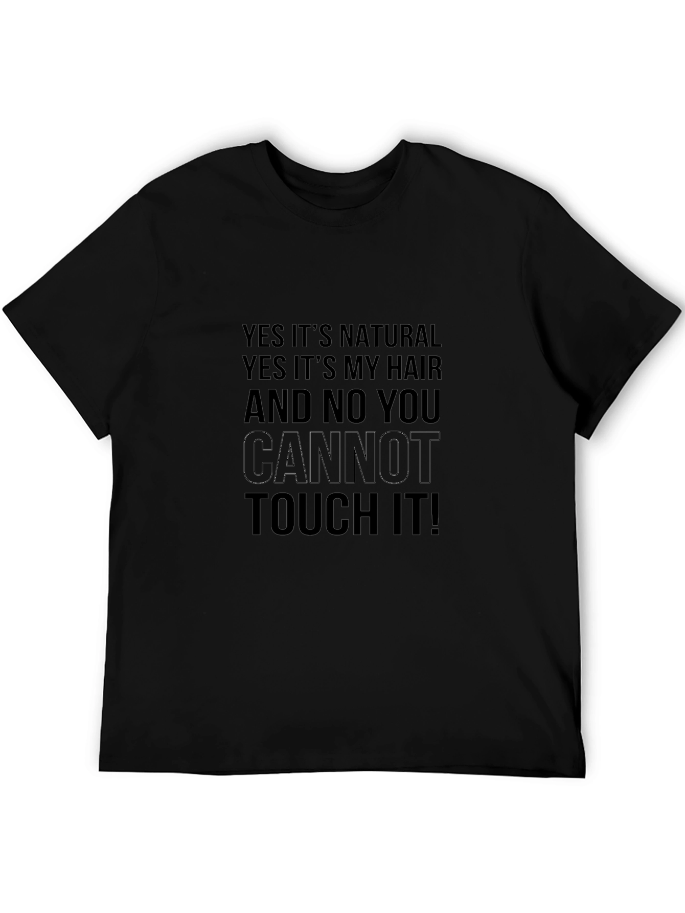 Natural Hair Tee - Dont Touch It!