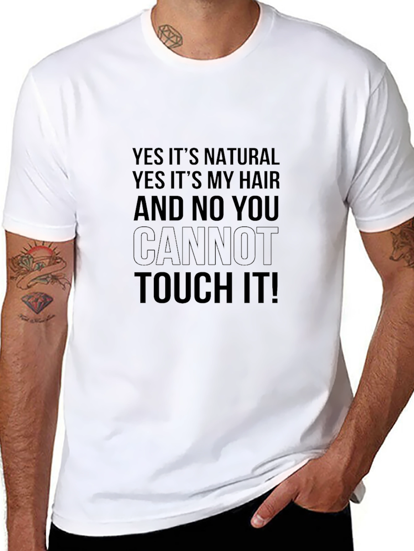 Natural Hair Tee - Dont Touch It!