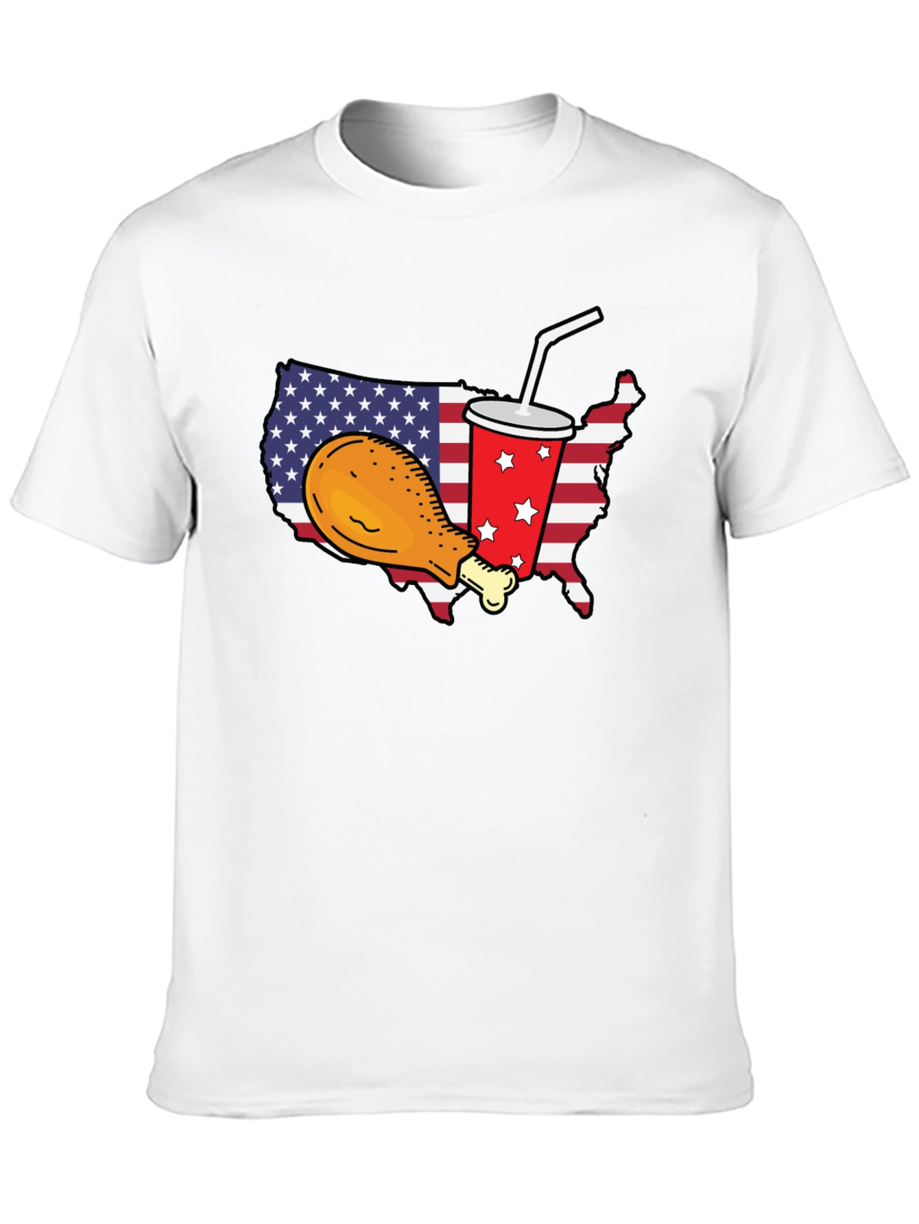 USA Chicken & Soda T-Shirt