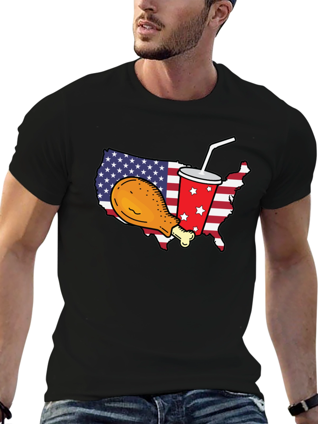 USA Chicken & Soda T-Shirt