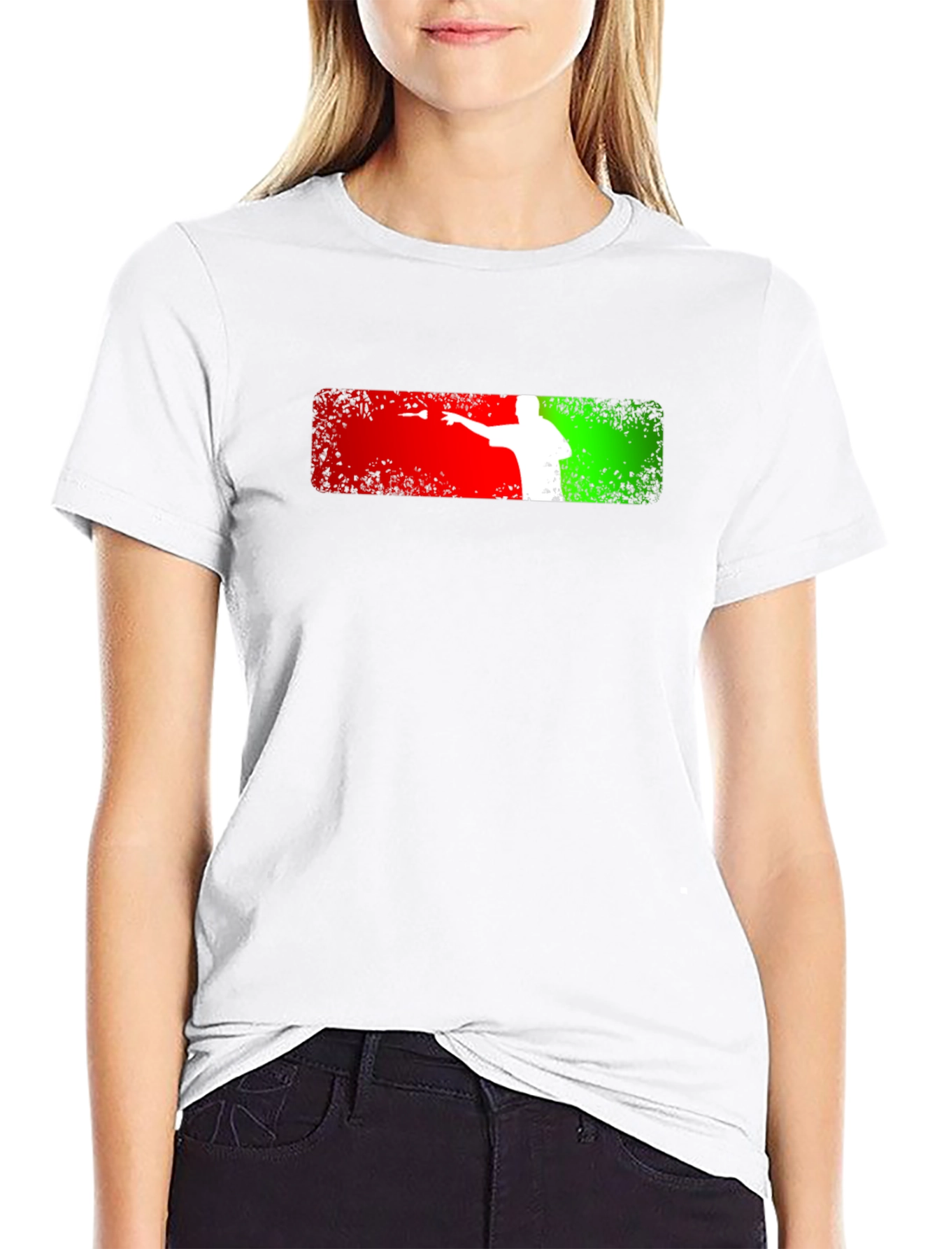 Darts Player Graphic Tee - Black