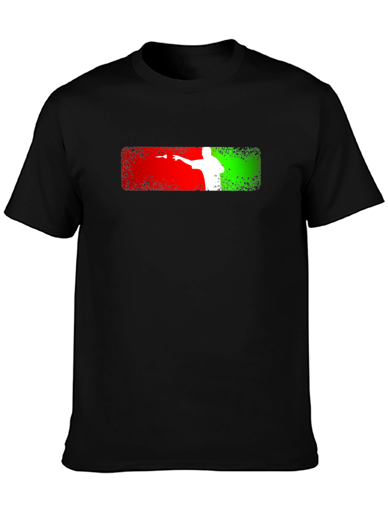 Darts Player Graphic Tee - Black