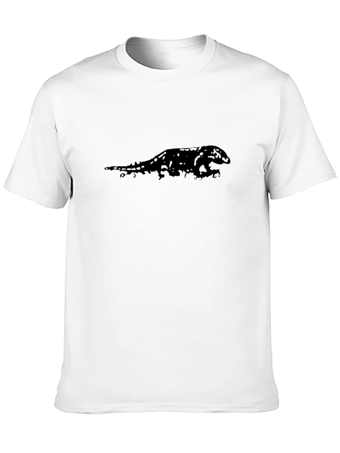 Mens Black Komodo Dragon Graphic T-Shirt
