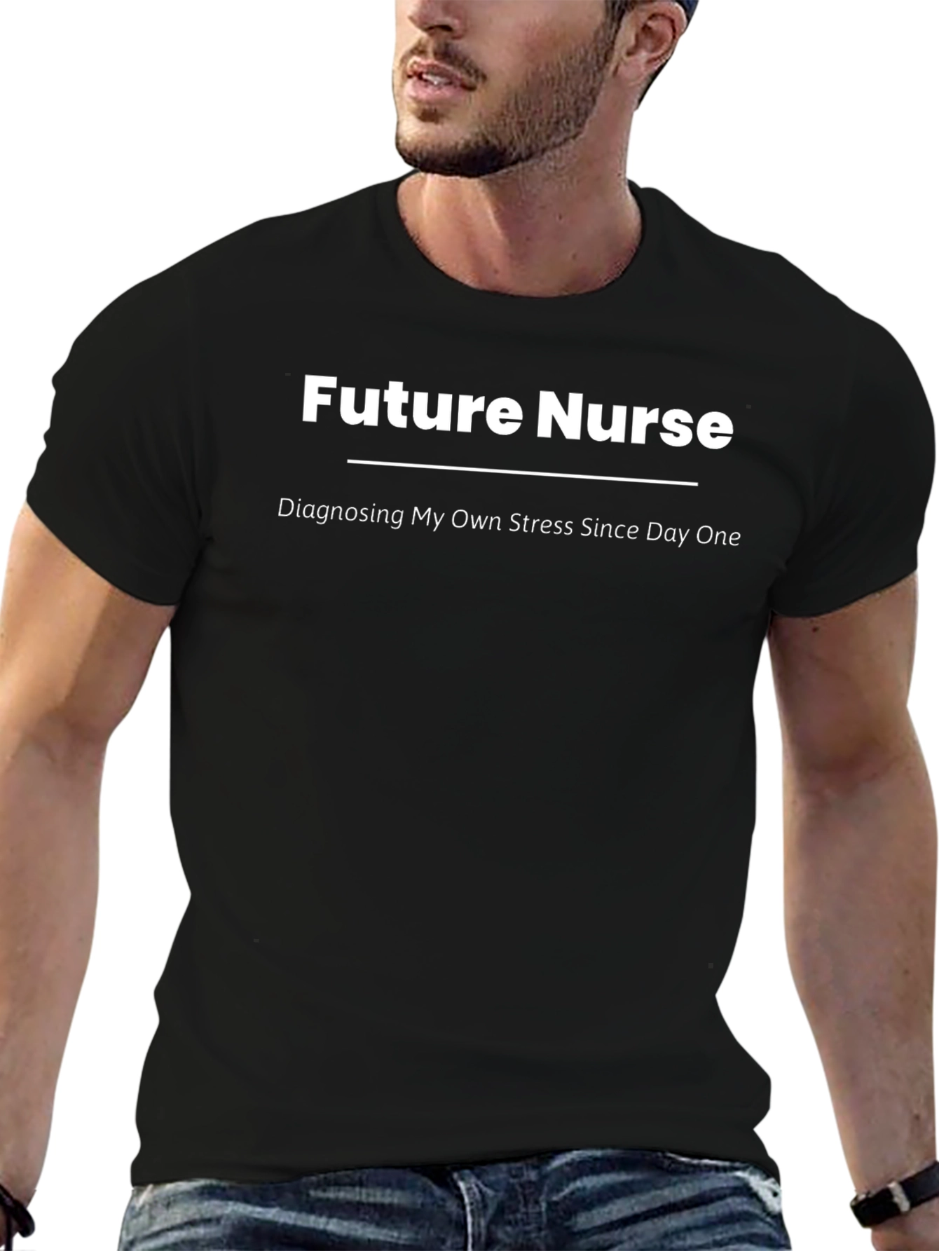 Future Nurse Black T-Shirt