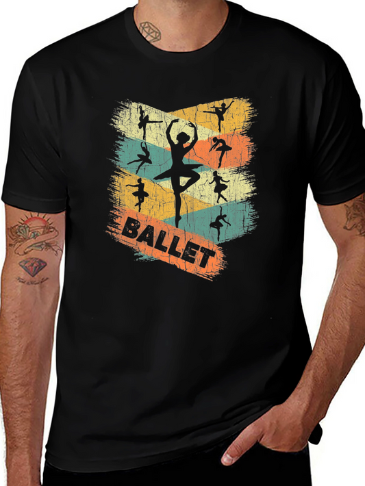 Ballet Dancer T-Shirt - Retro Vintage Style Tee