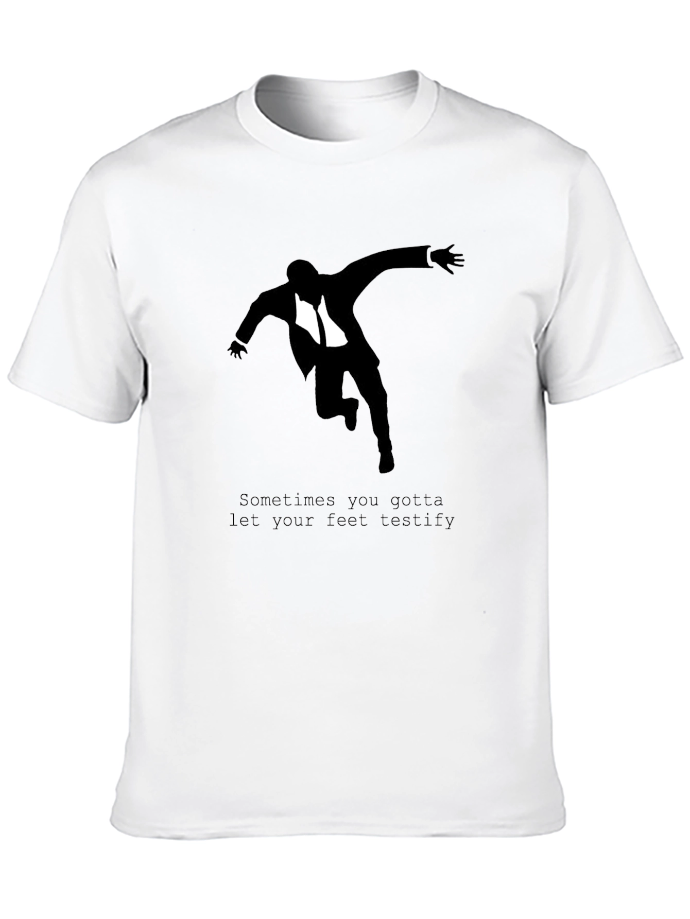 Black Suit Silhouette T-Shirt