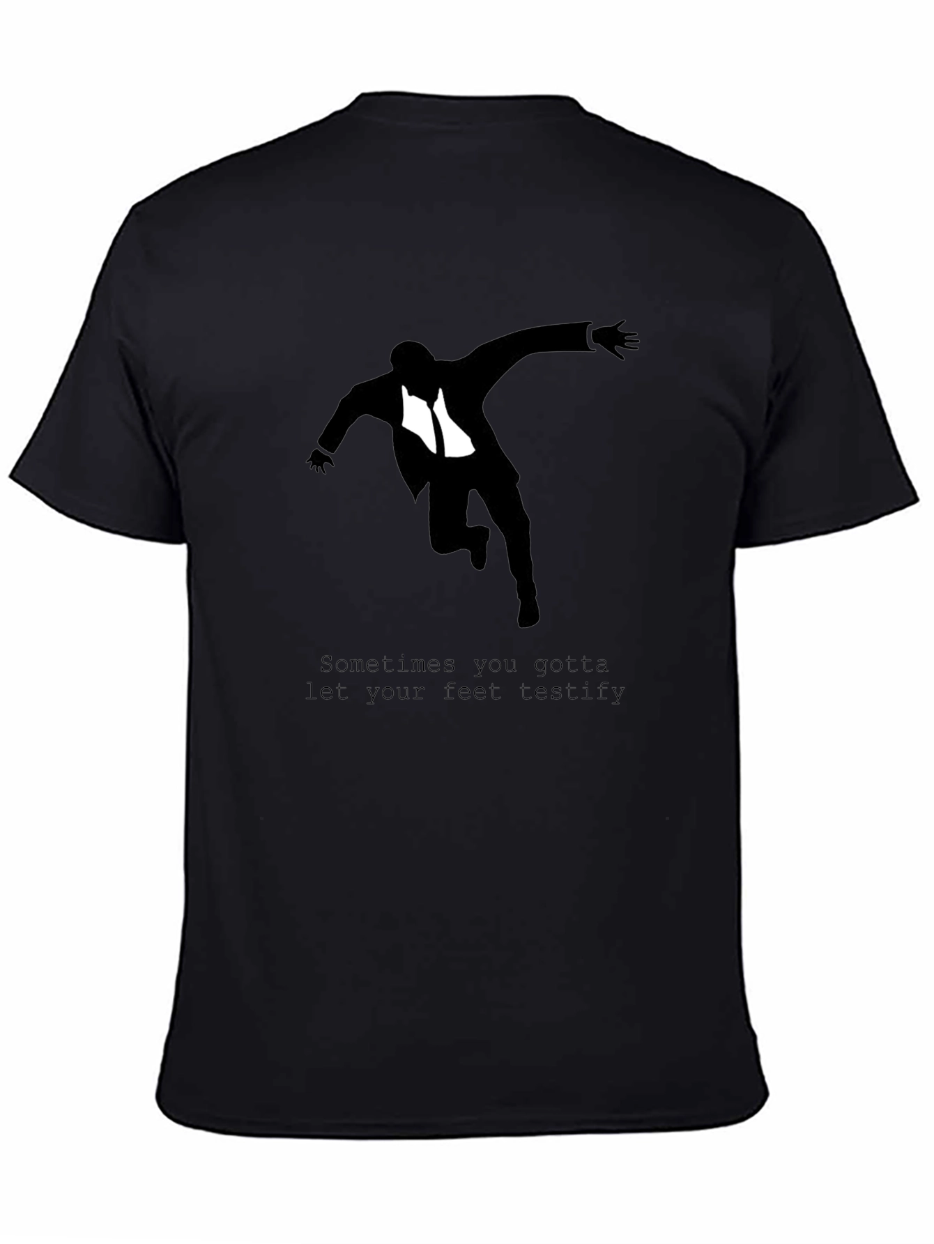 Black Suit Silhouette T-Shirt