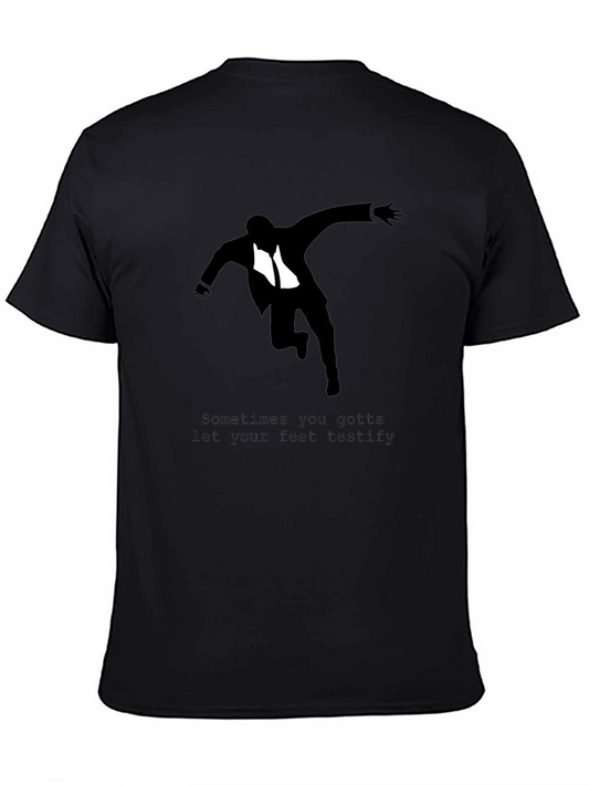 Black Suit Silhouette T-Shirt