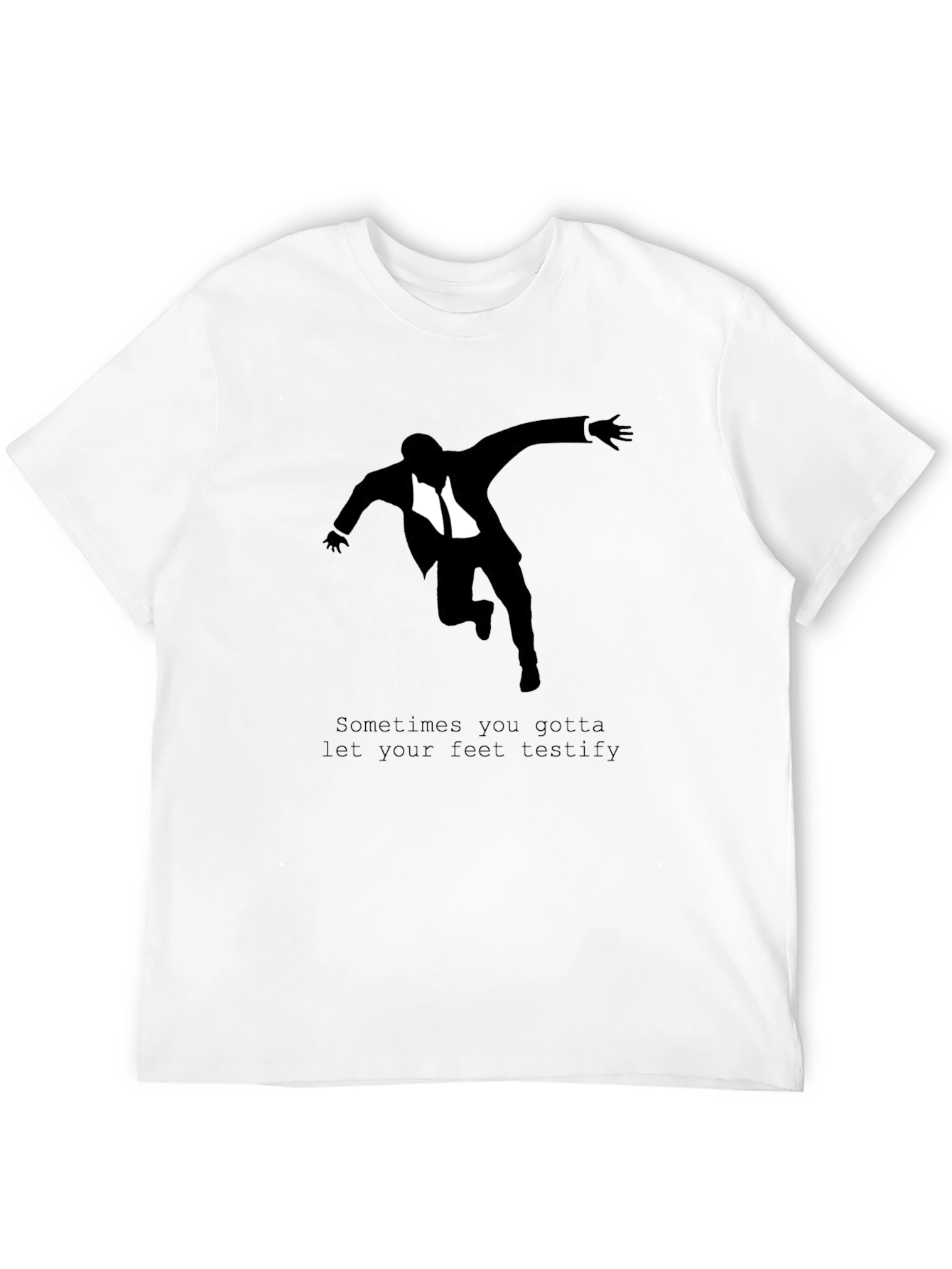 Black Suit Silhouette T-Shirt