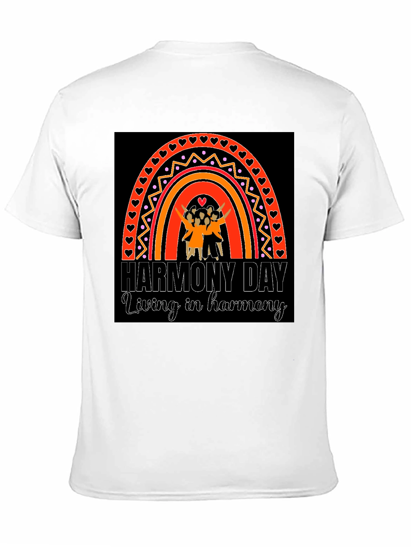 Harmony Day T-Shirt: Living in Harmony Design