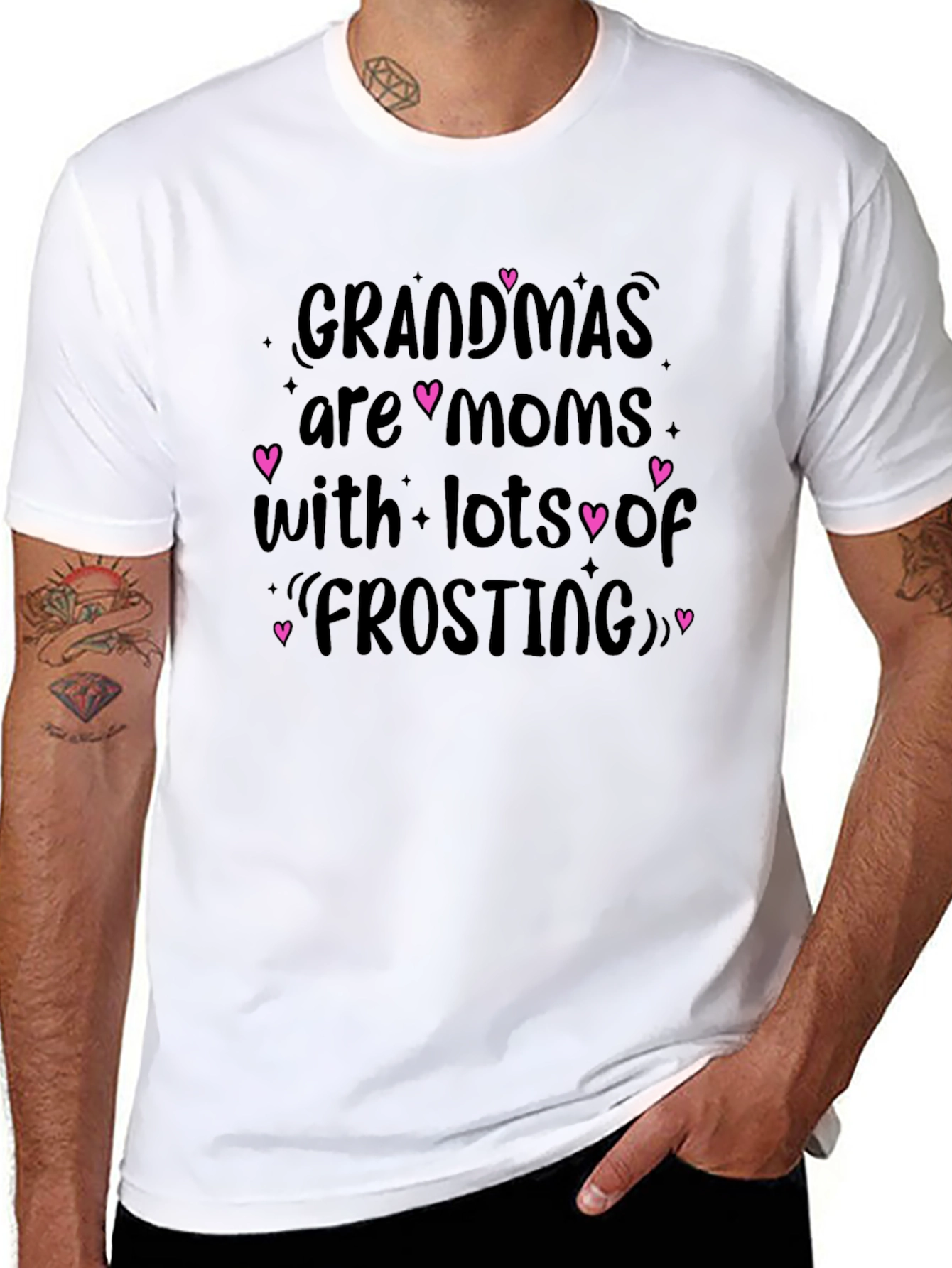 Grandmas Frosting T-Shirt - Perfect for Loving Grandmothers
