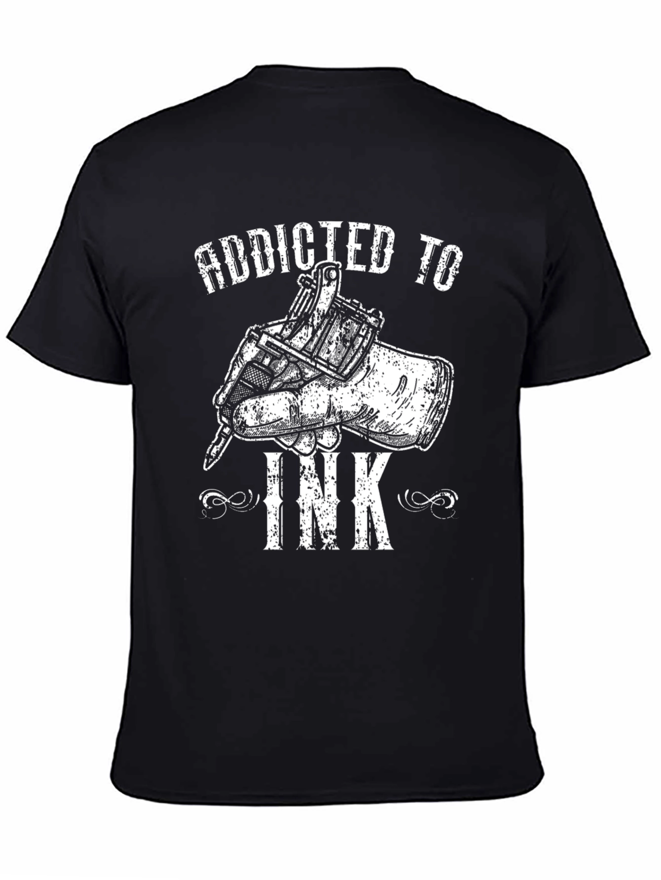 Addicted to Ink Graphic T-Shirt Tattoo Artist Tee