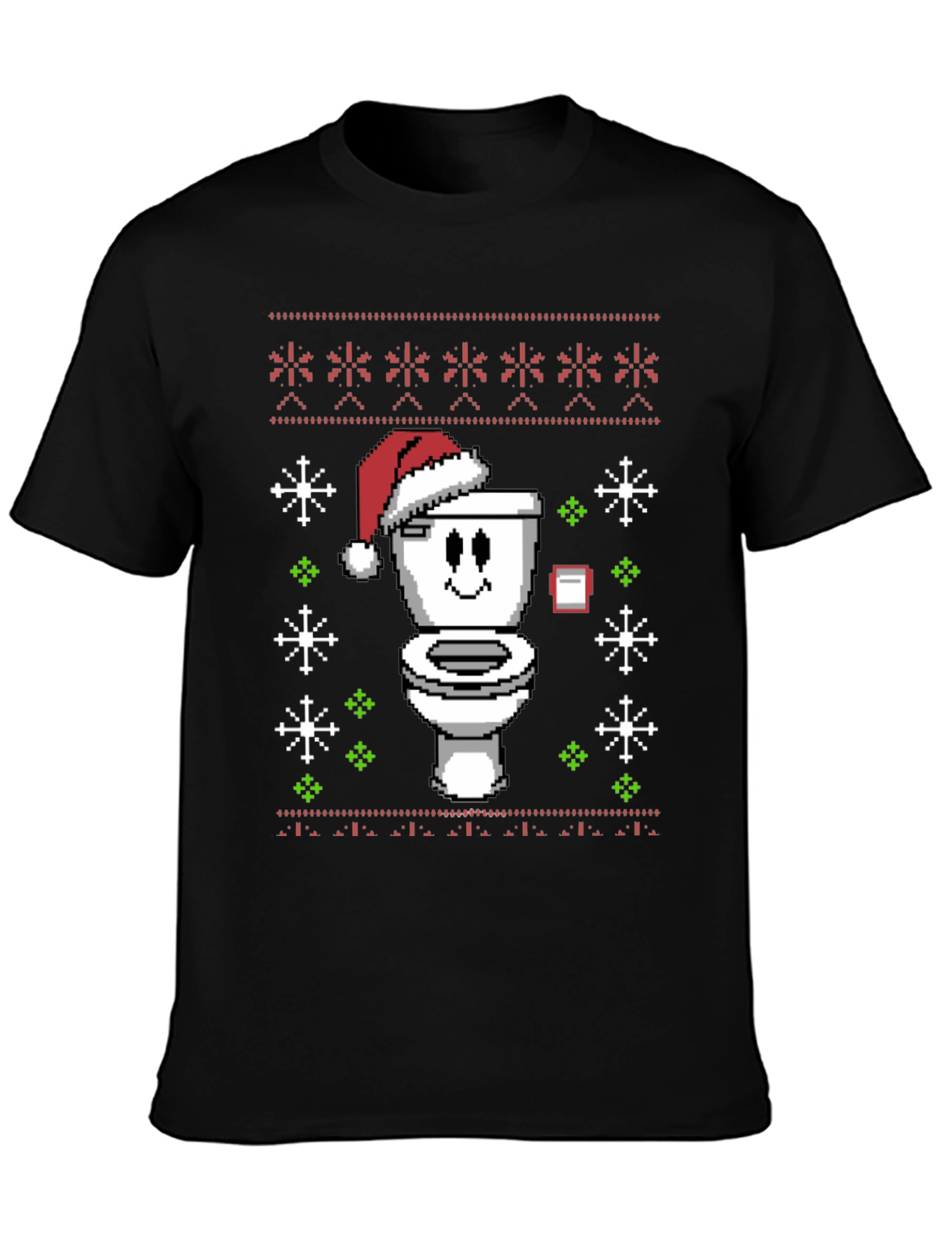 Funny Toilet Christmas Sweater T-Shirt