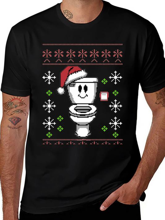 Funny Toilet Christmas Sweater T-Shirt