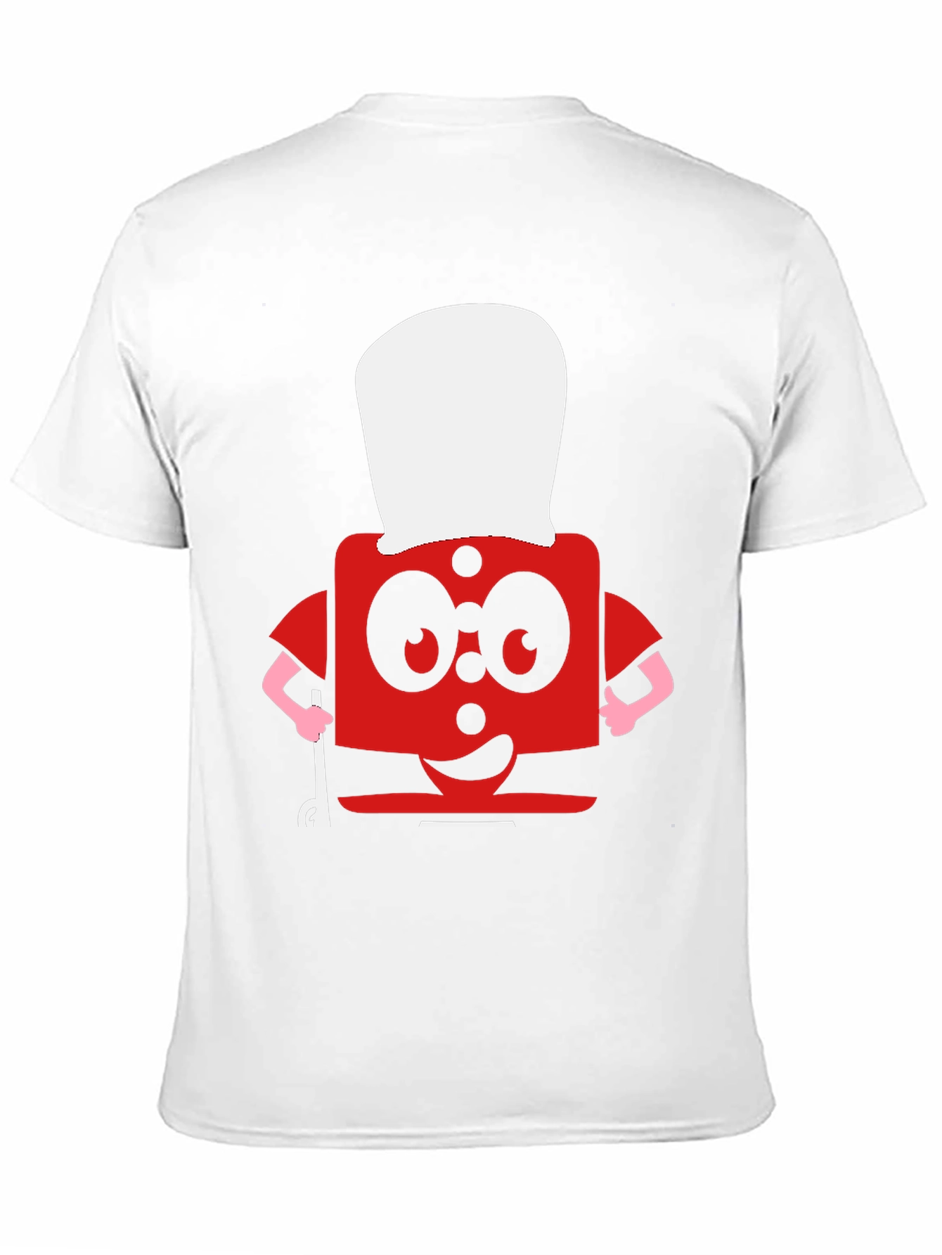 Funny Red Block Chef T-Shirt
