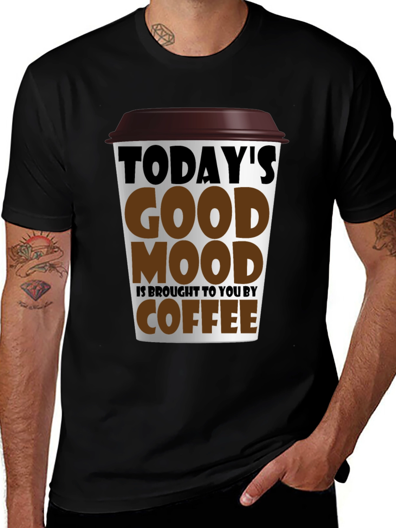 Todays Good Mood Coffee Graphic Tee