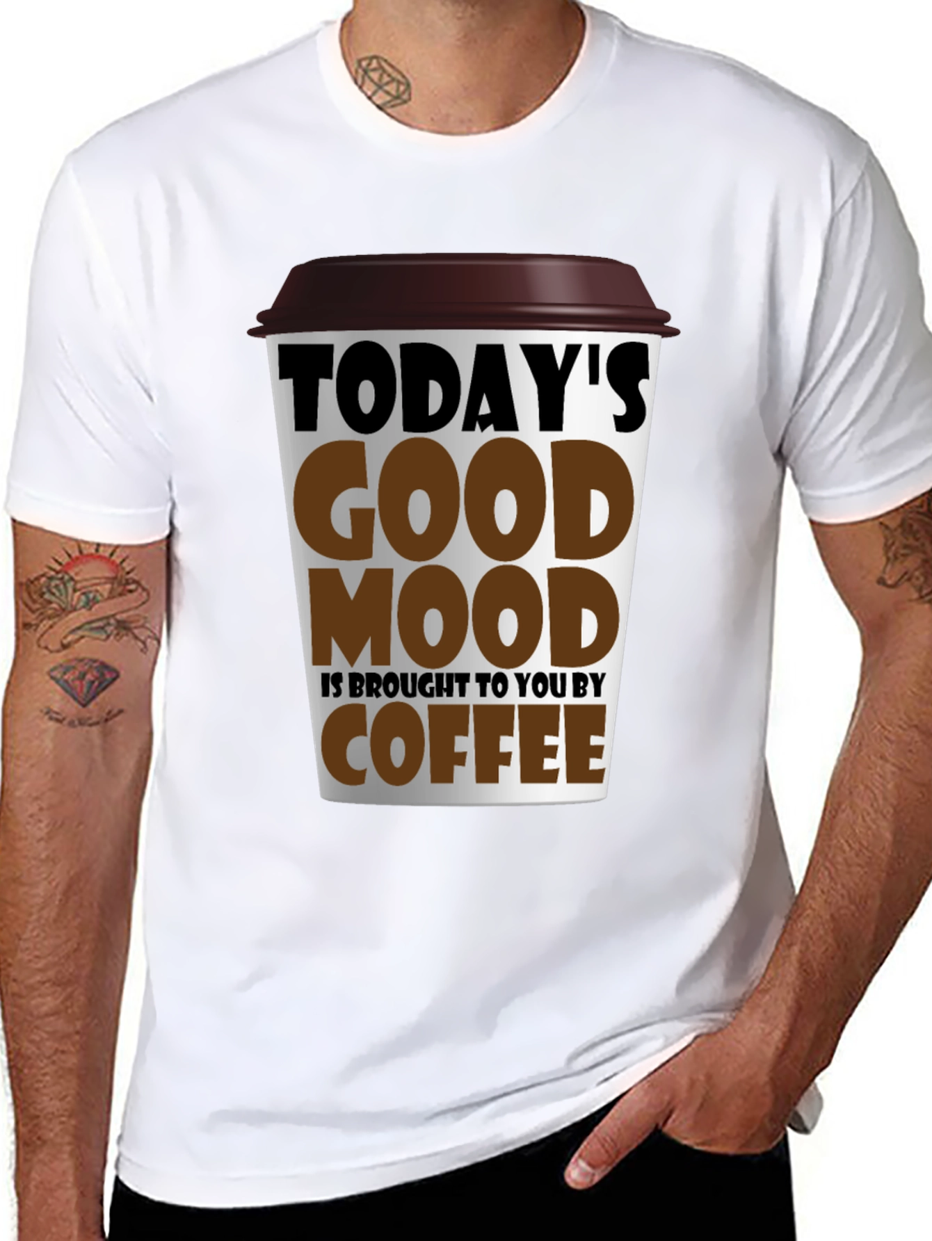 Todays Good Mood Coffee Graphic Tee