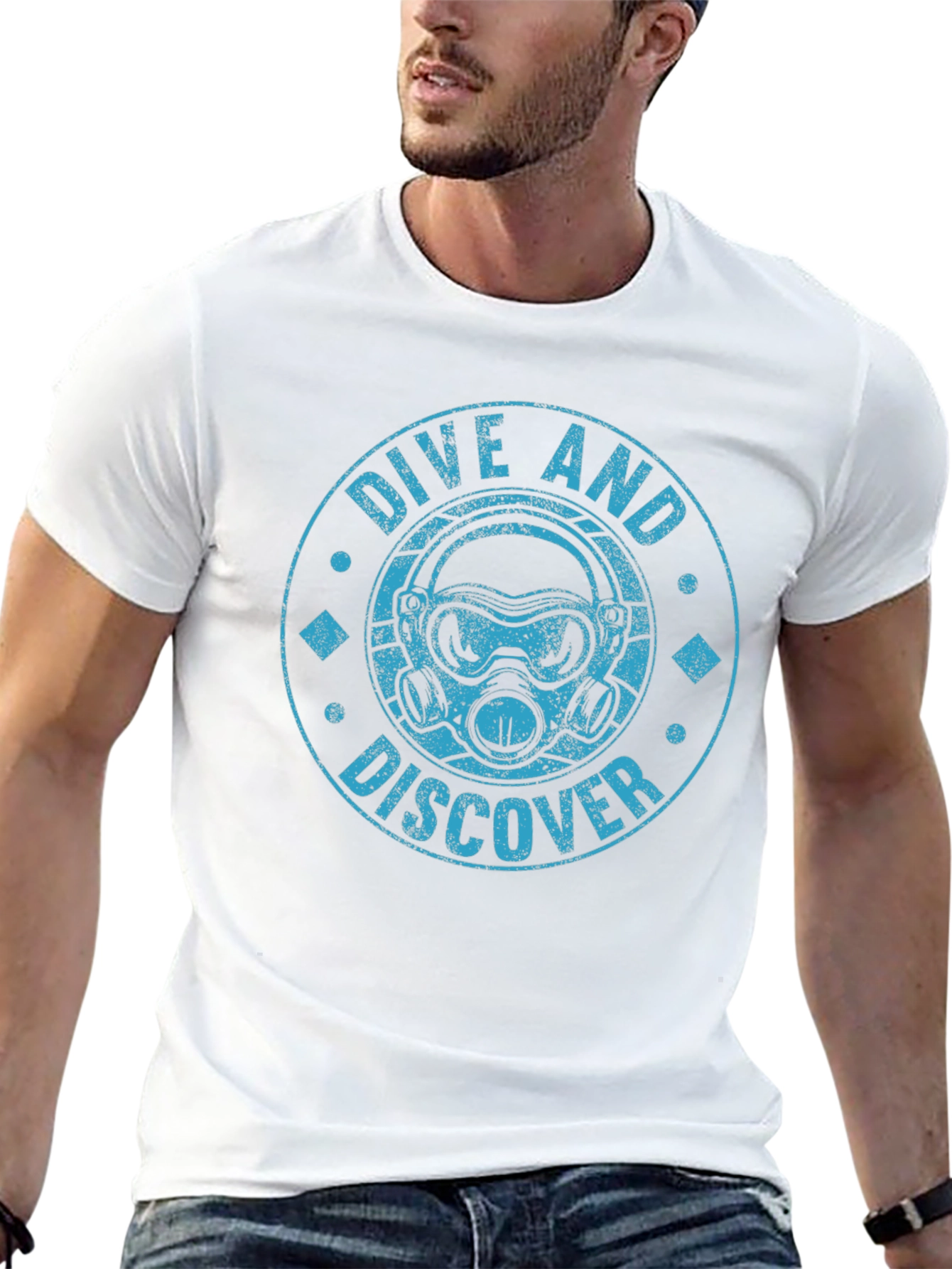 Dive and Discover Graphic T-Shirt