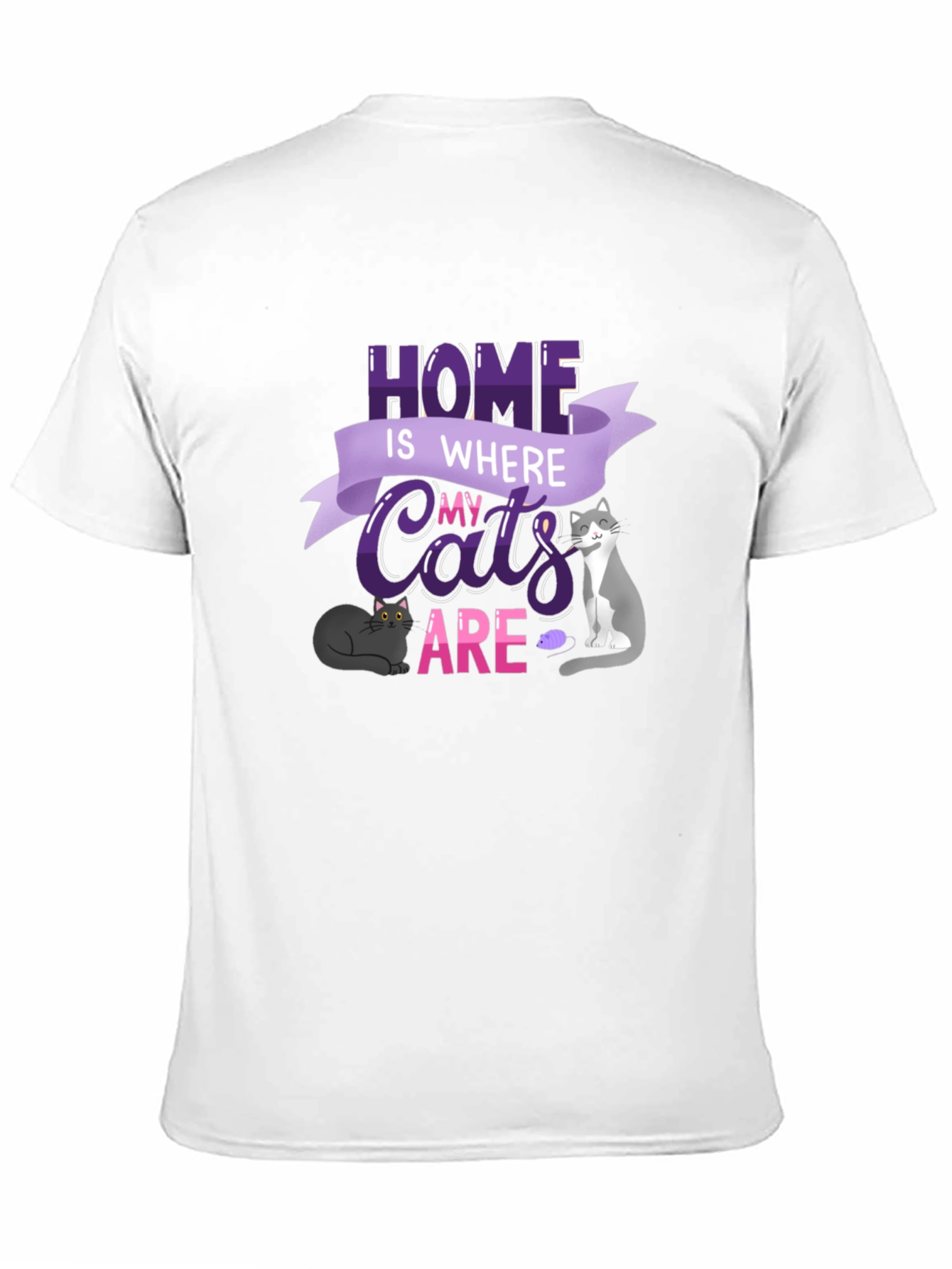 Home is Where My Cats Are T-Shirt