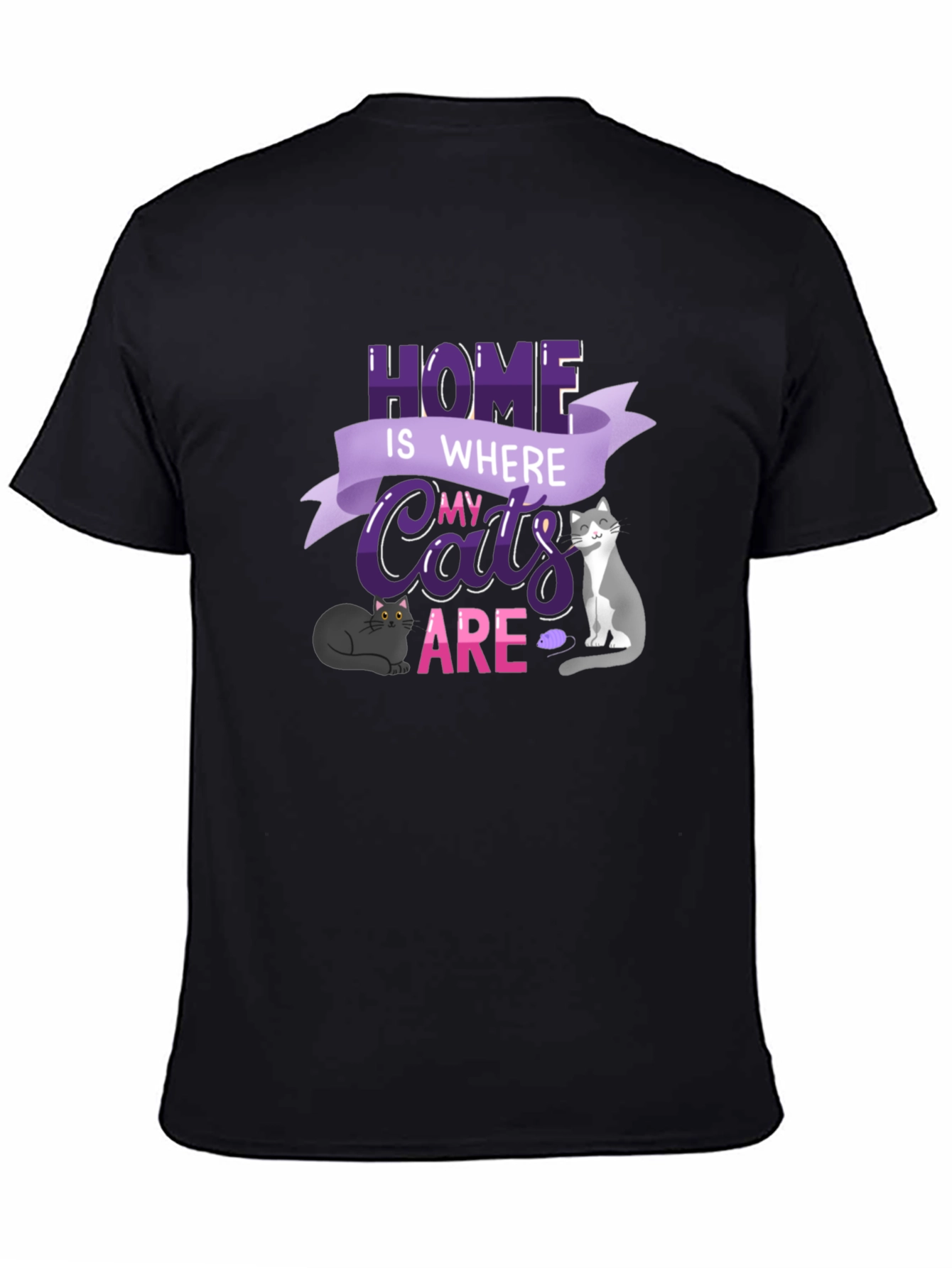 Home is Where My Cats Are T-Shirt