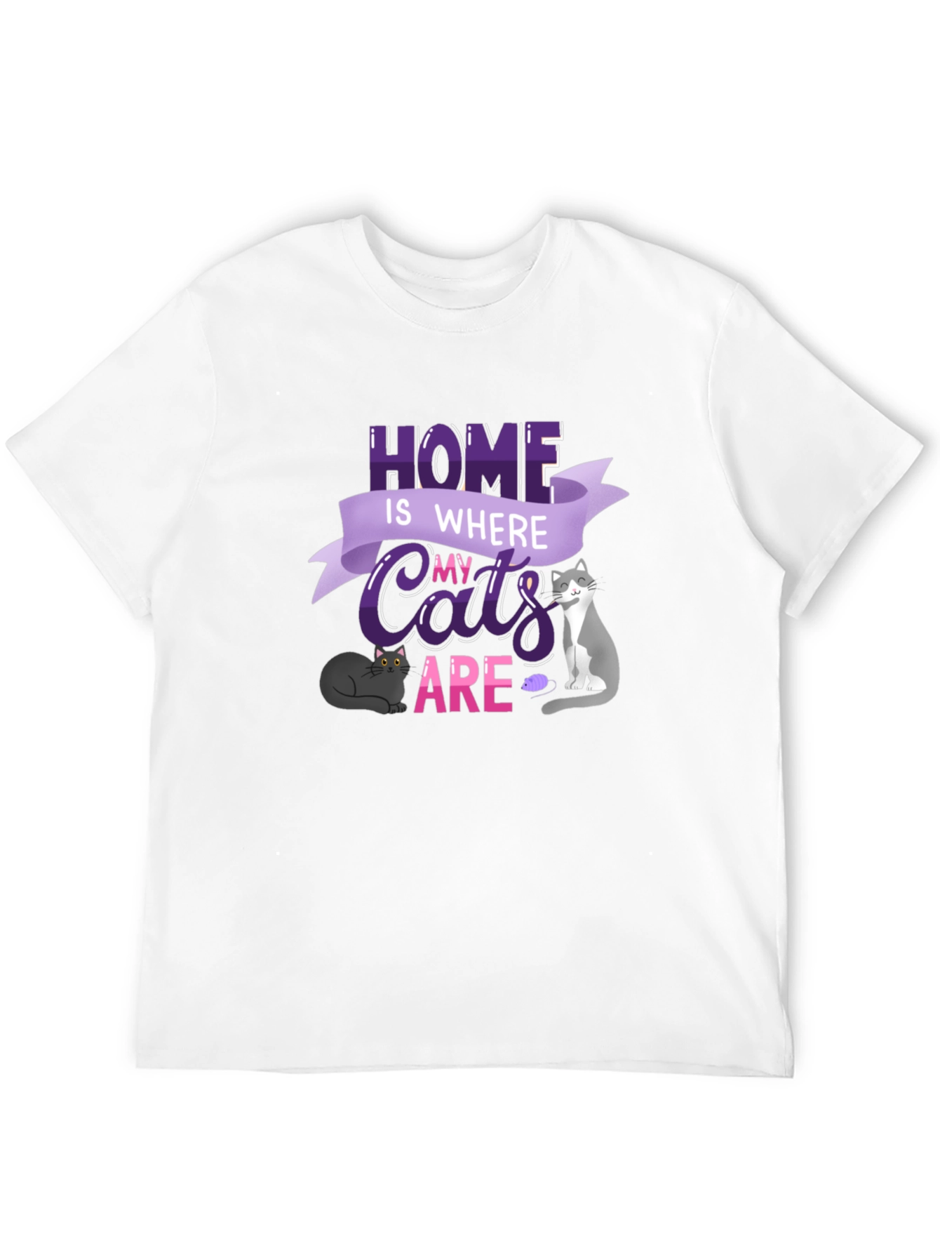 Home is Where My Cats Are T-Shirt