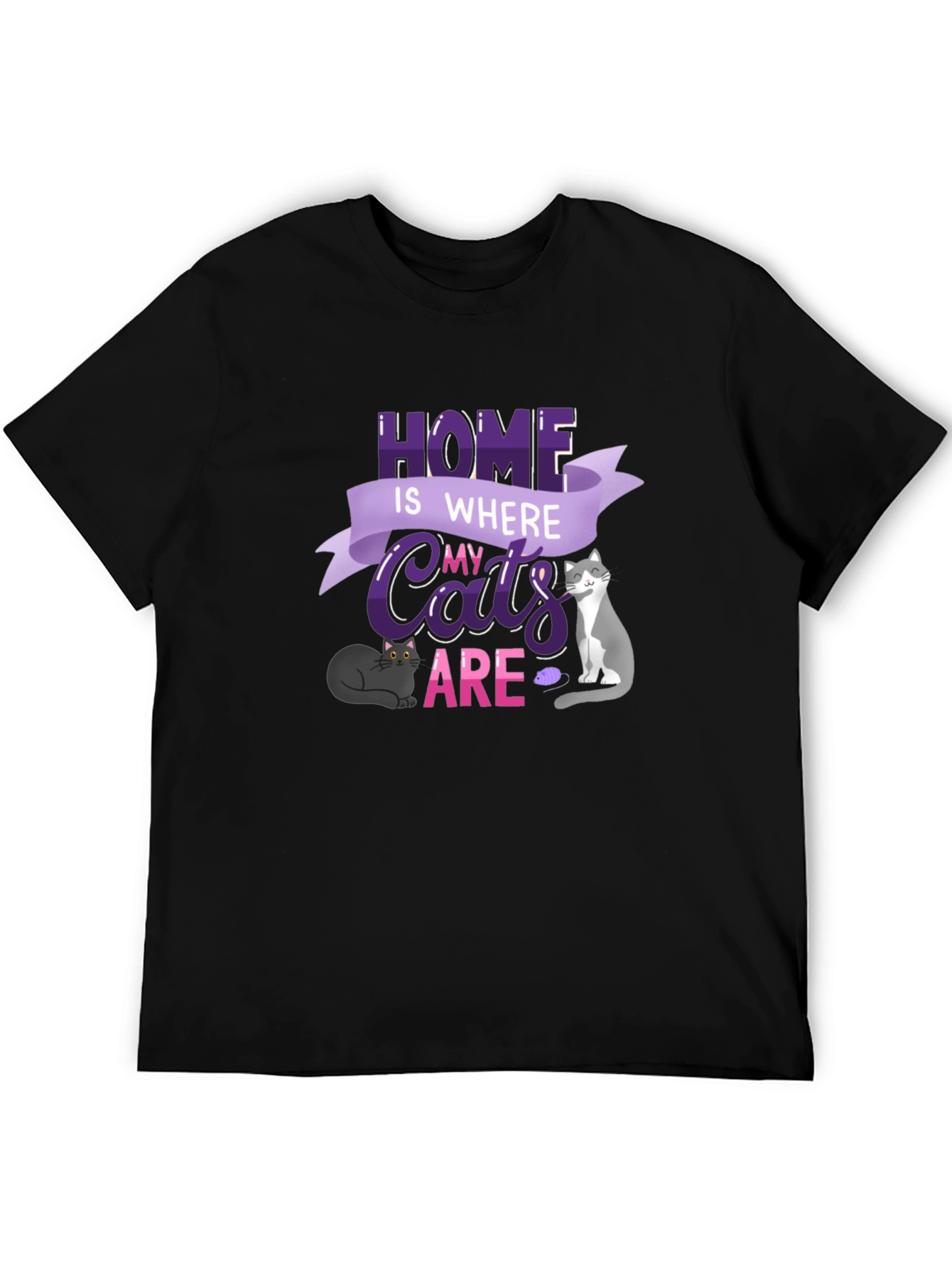 Home is Where My Cats Are T-Shirt
