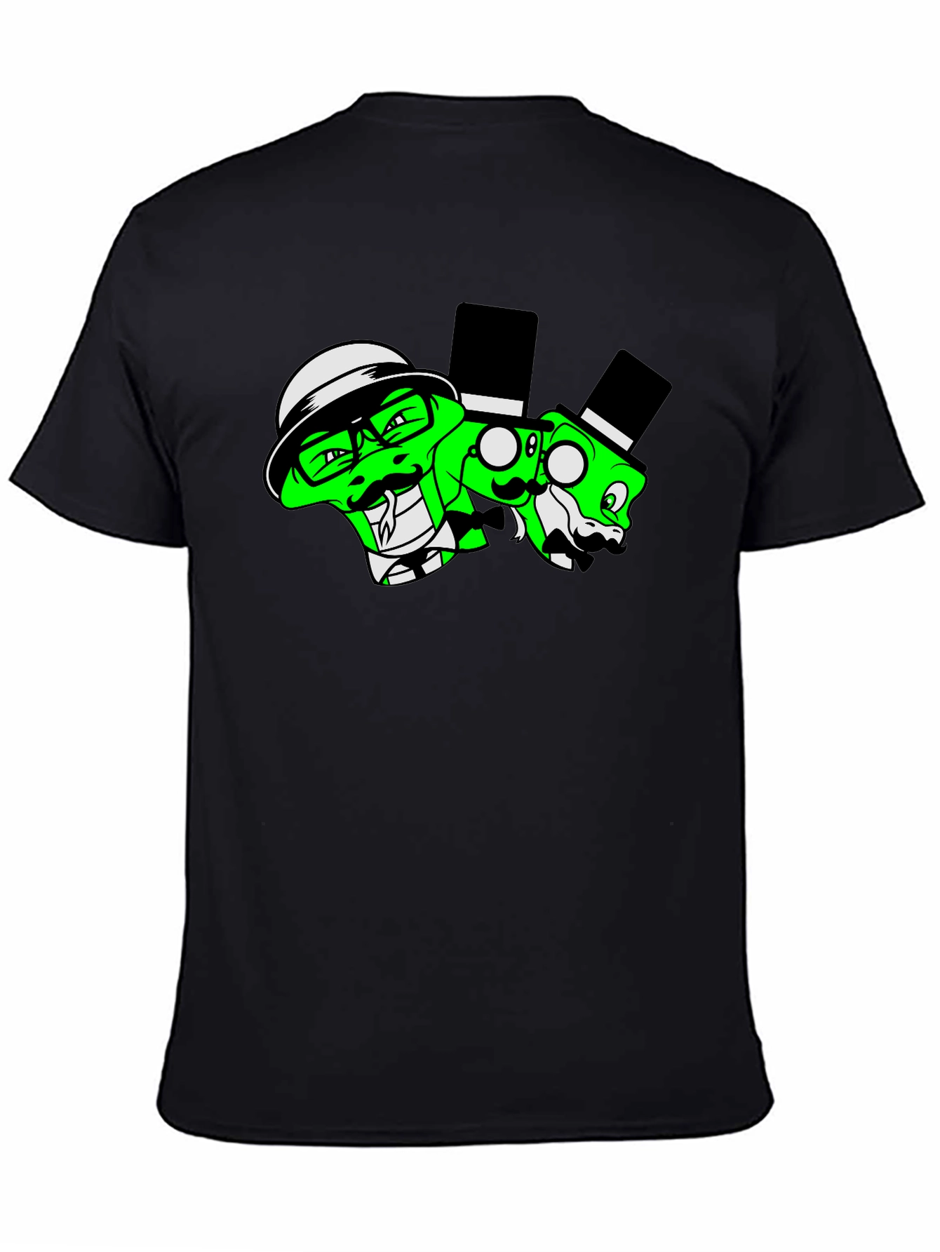 Snakes in Suits Graphic Black T-Shirt