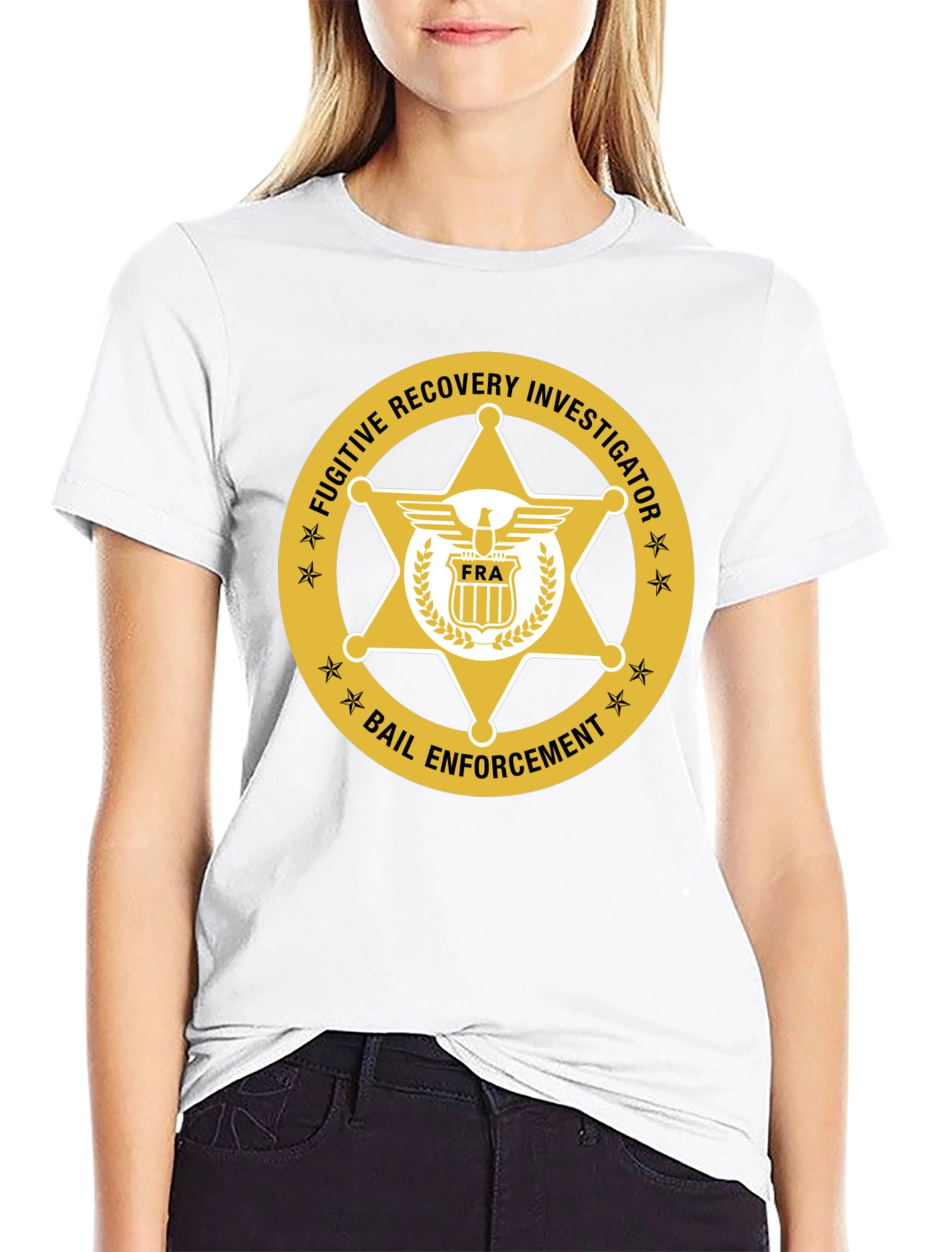 Fugitive Recovery Investigator Black T-Shirt