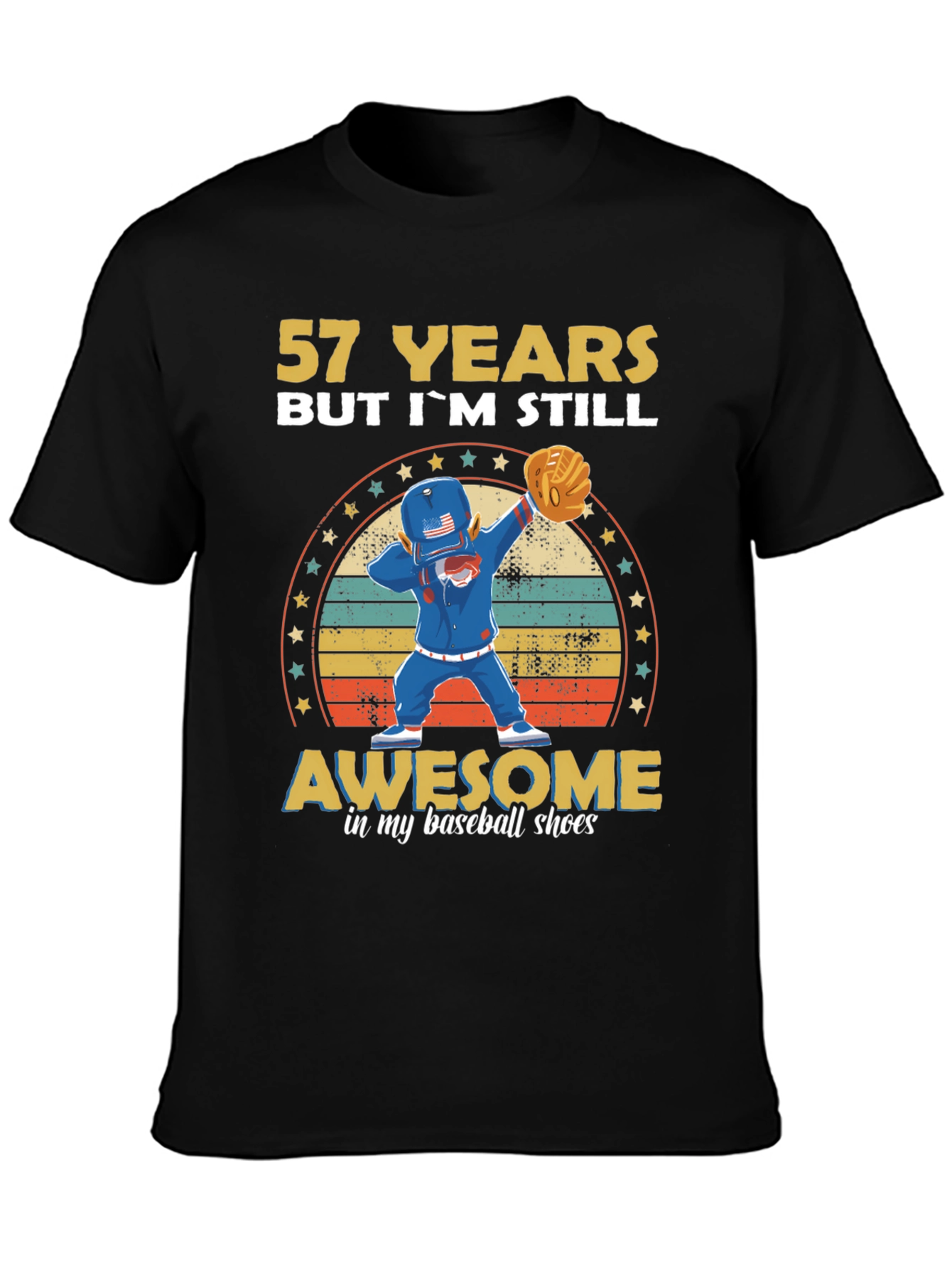 57 Years Old Baseball T-Shirt