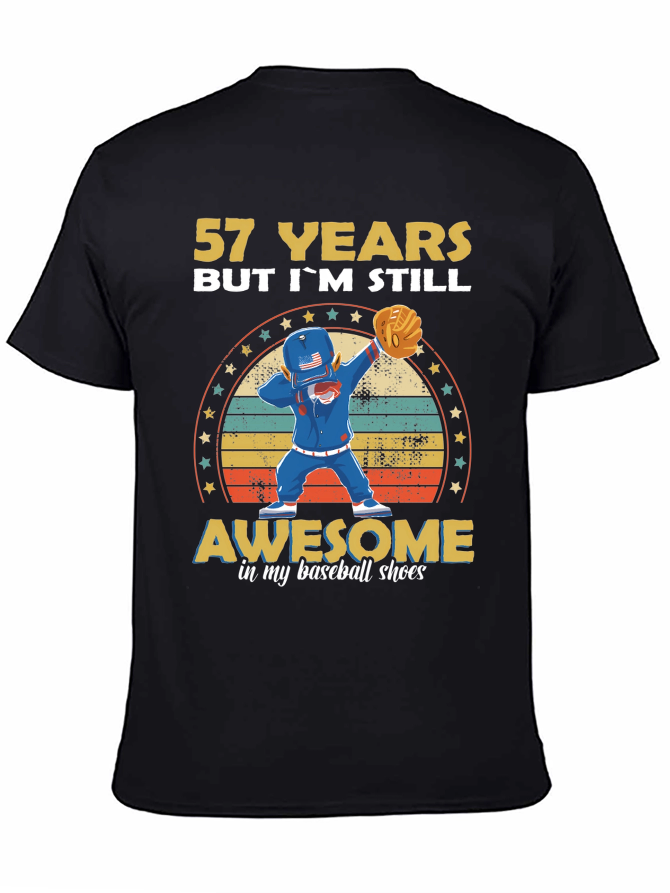 57 Years Old Baseball T-Shirt