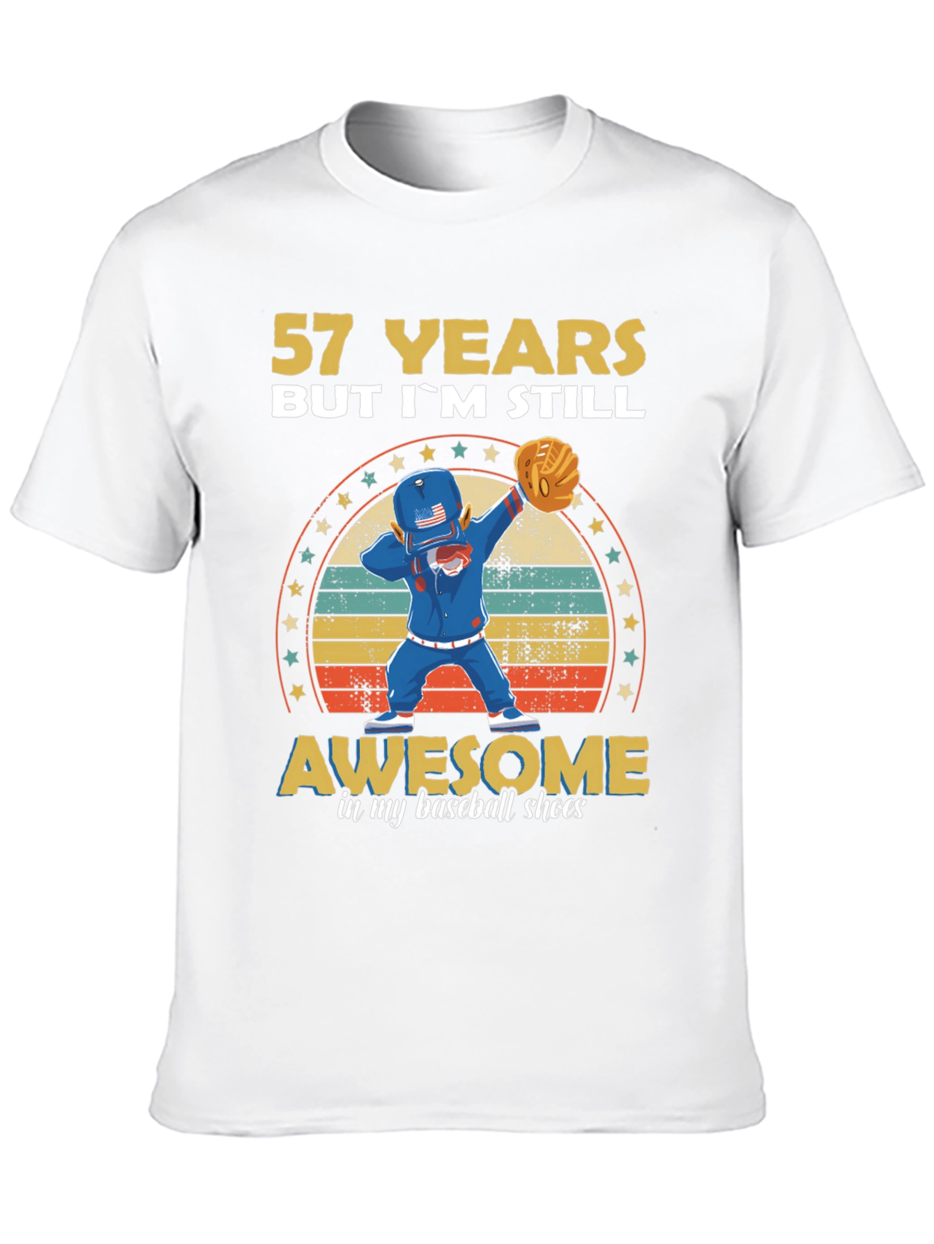57 Years Old Baseball T-Shirt