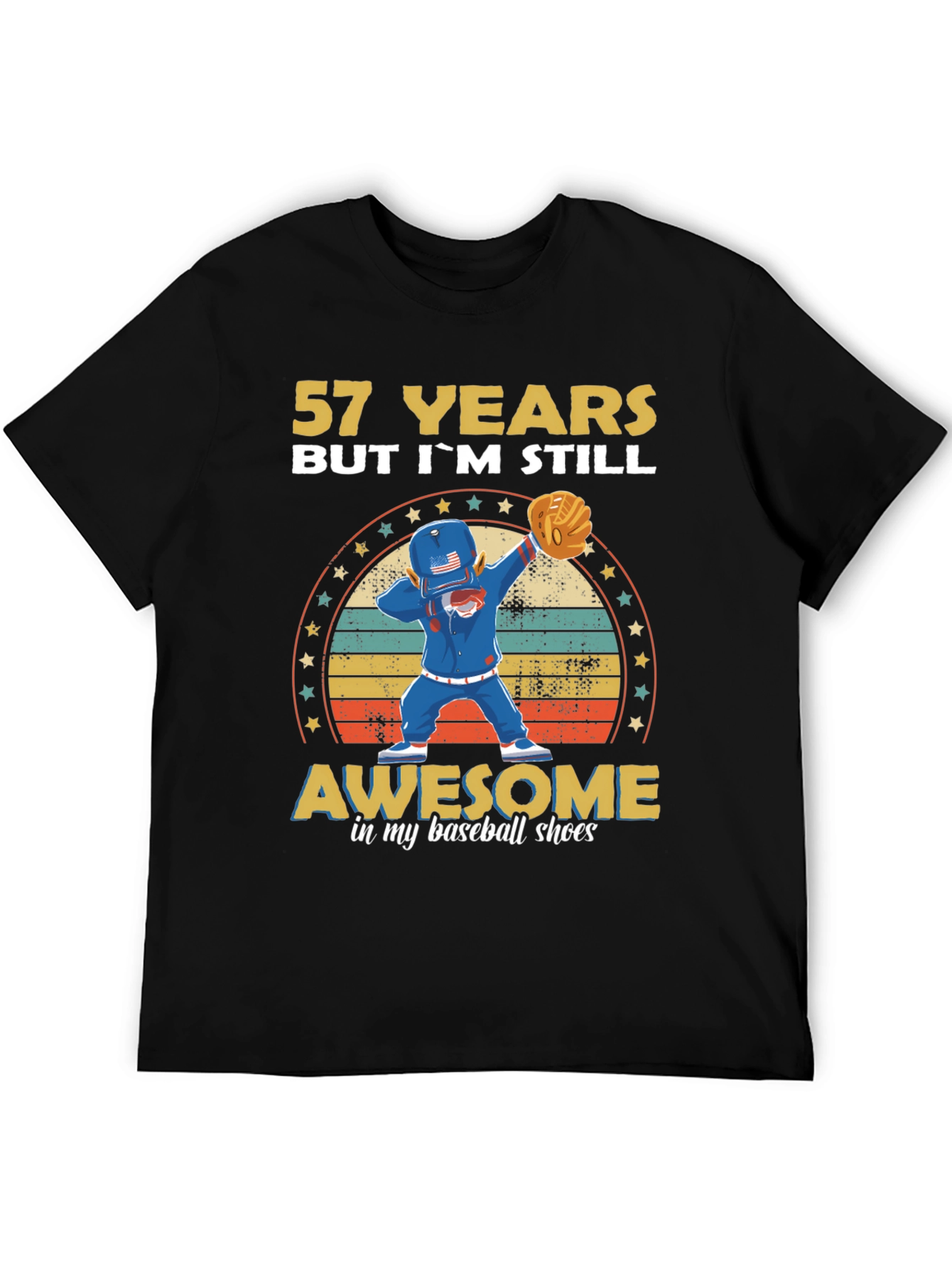 57 Years Old Baseball T-Shirt