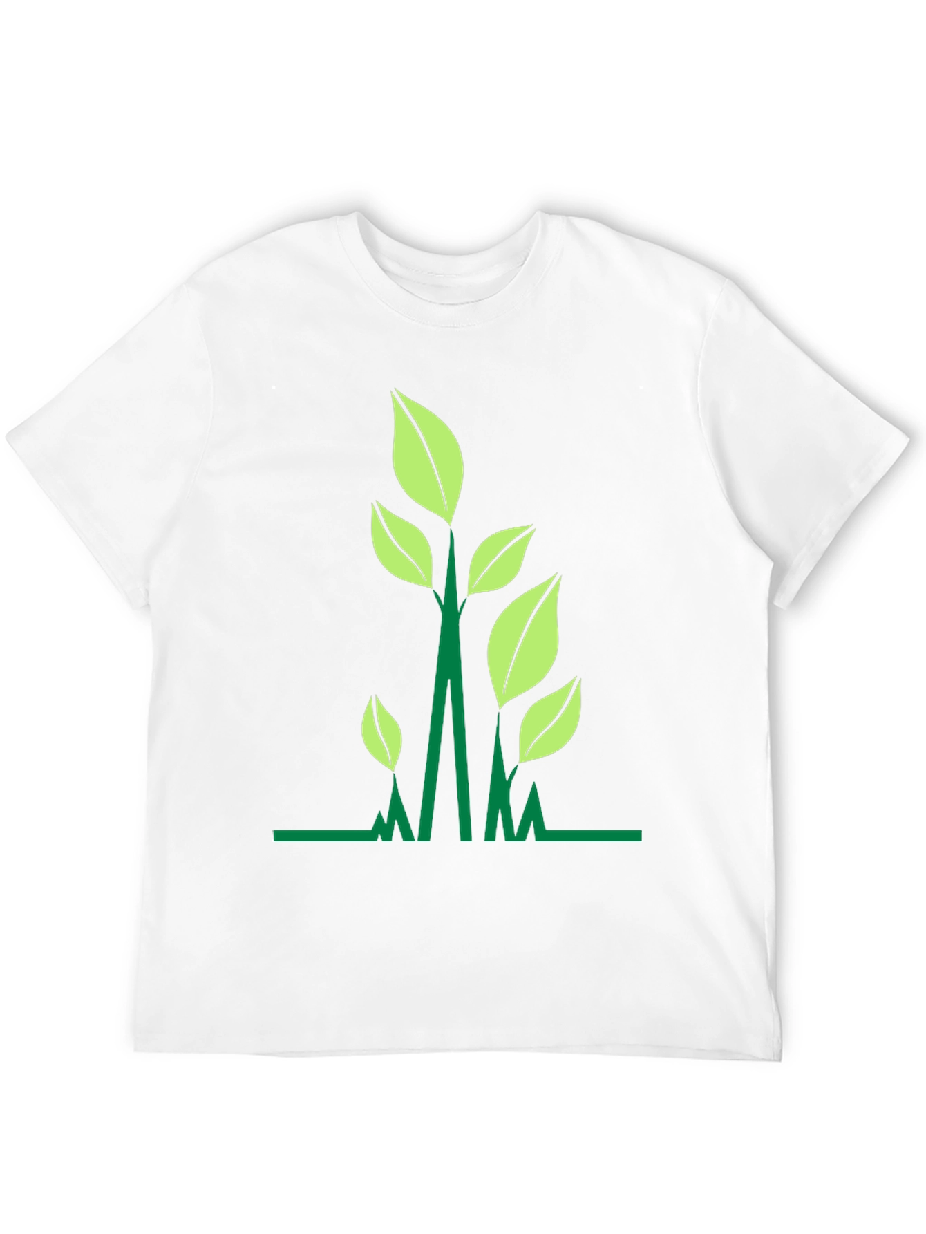 Eco-Friendly Plant Graphic T-Shirt