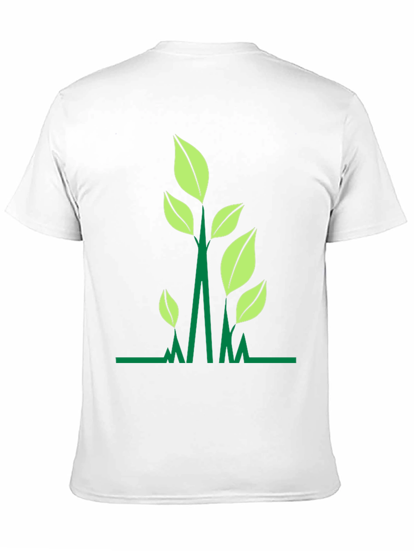 Eco-Friendly Plant Graphic T-Shirt