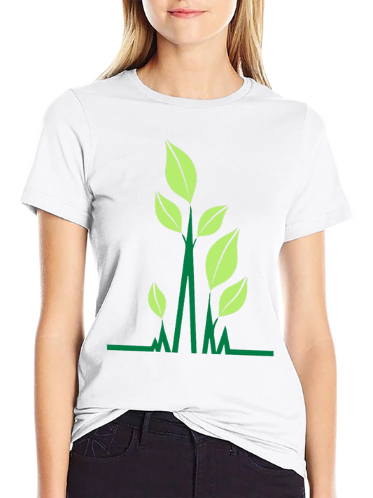 Eco-Friendly Plant Graphic T-Shirt