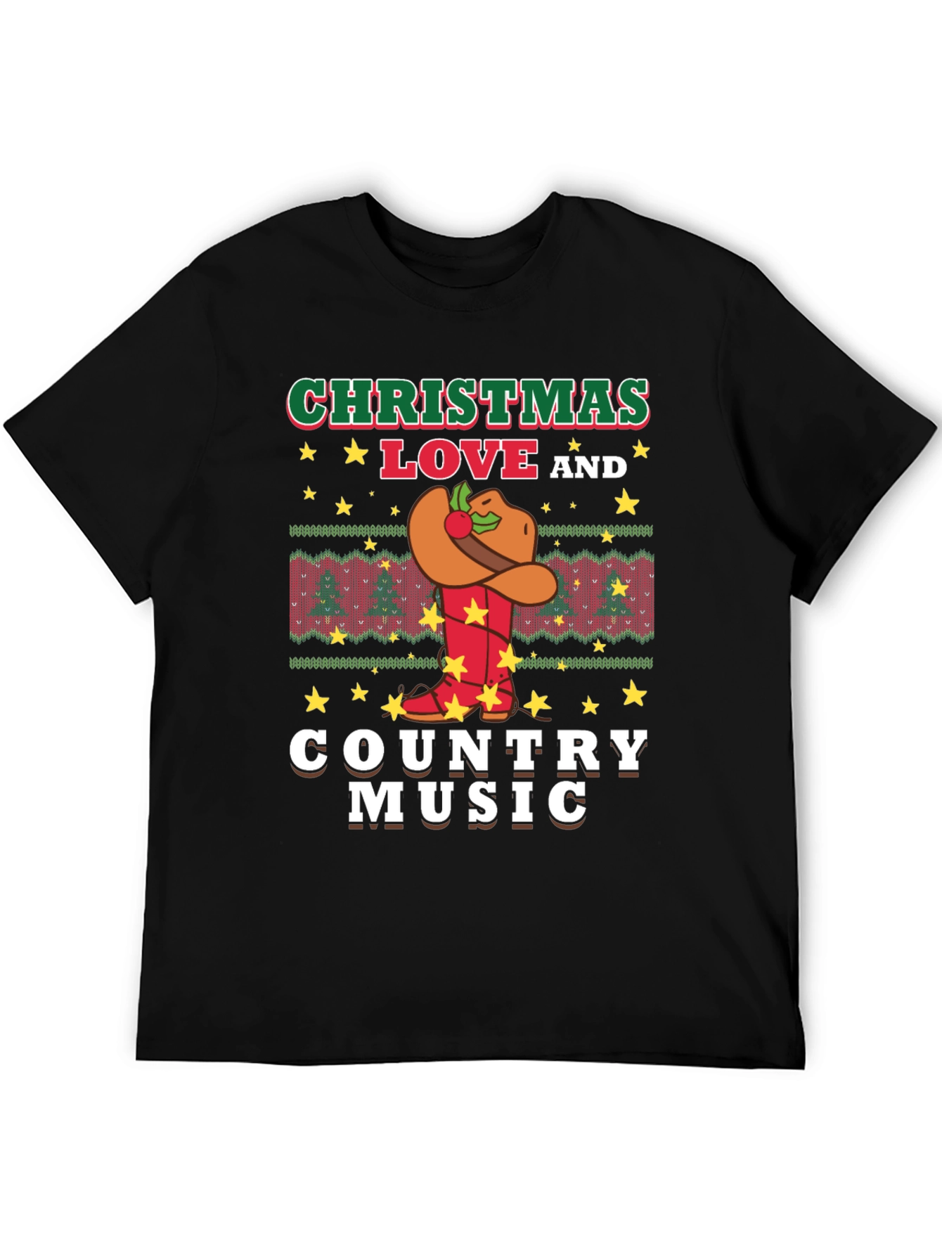 Christmas Country Music T-Shirt