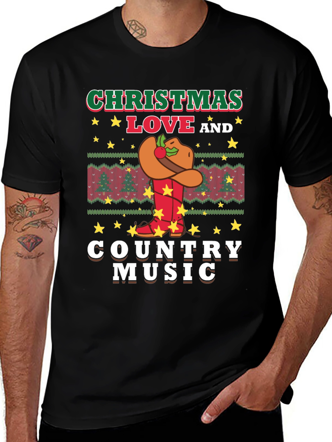 Christmas Country Music T-Shirt