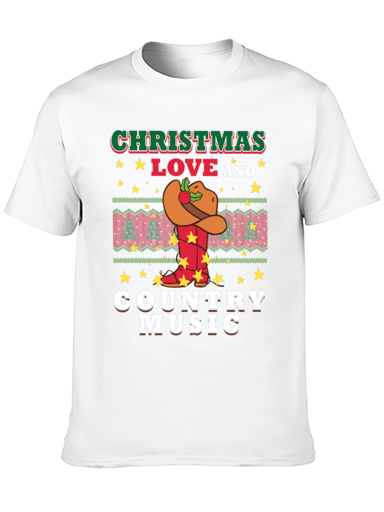 Christmas Country Music T-Shirt
