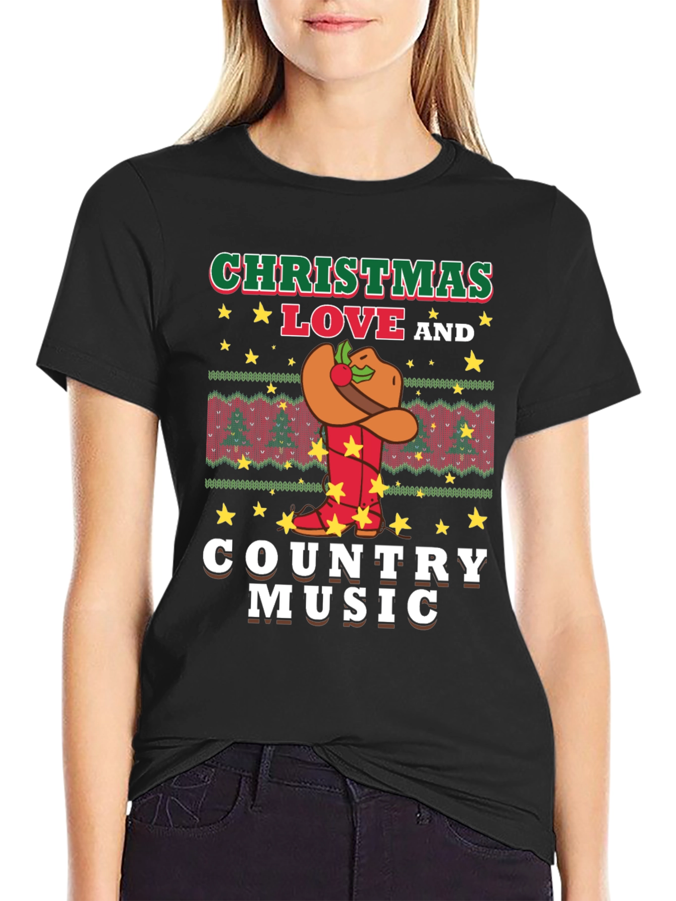 Christmas Country Music T-Shirt